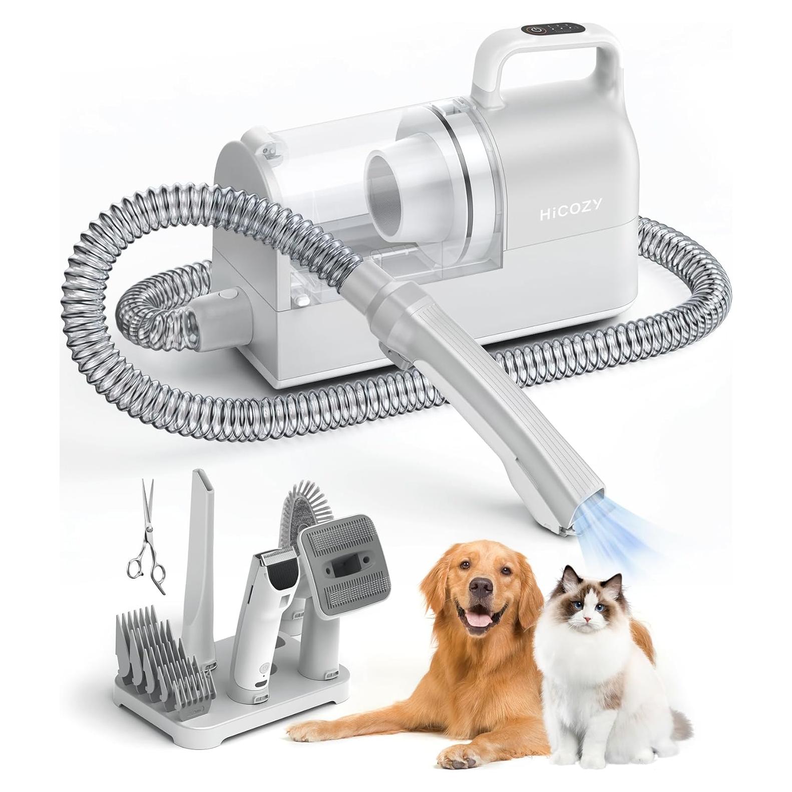 Aspiradora para Mascotas HiCOZY S1+ 12000Pa 50dB 2L 6 Accesorios