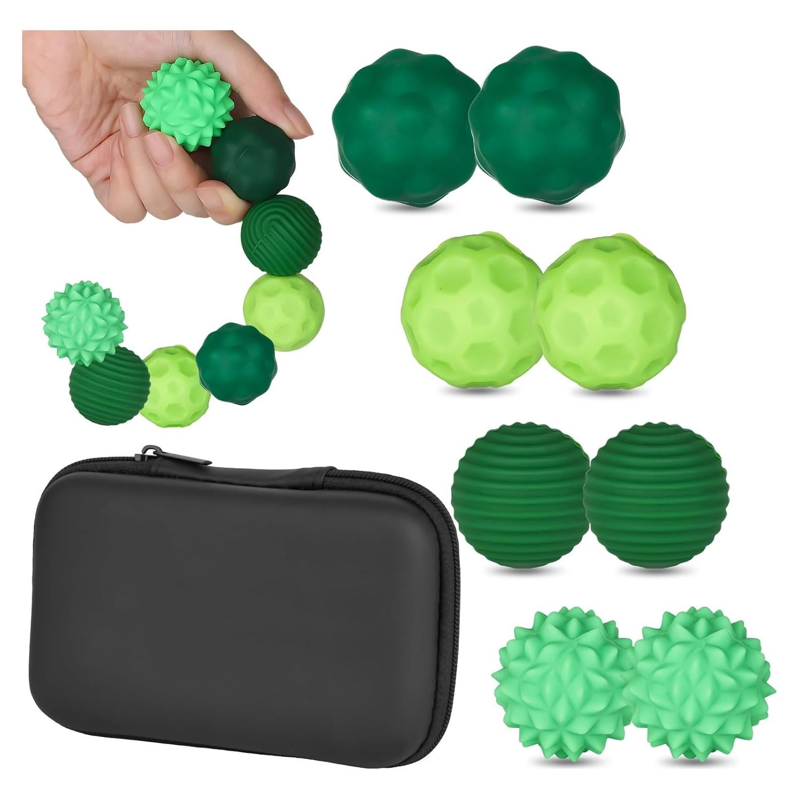 Juego de 4 Pelotas Sensoriales Lymocsu - Alivio Estrés 2.79 cm