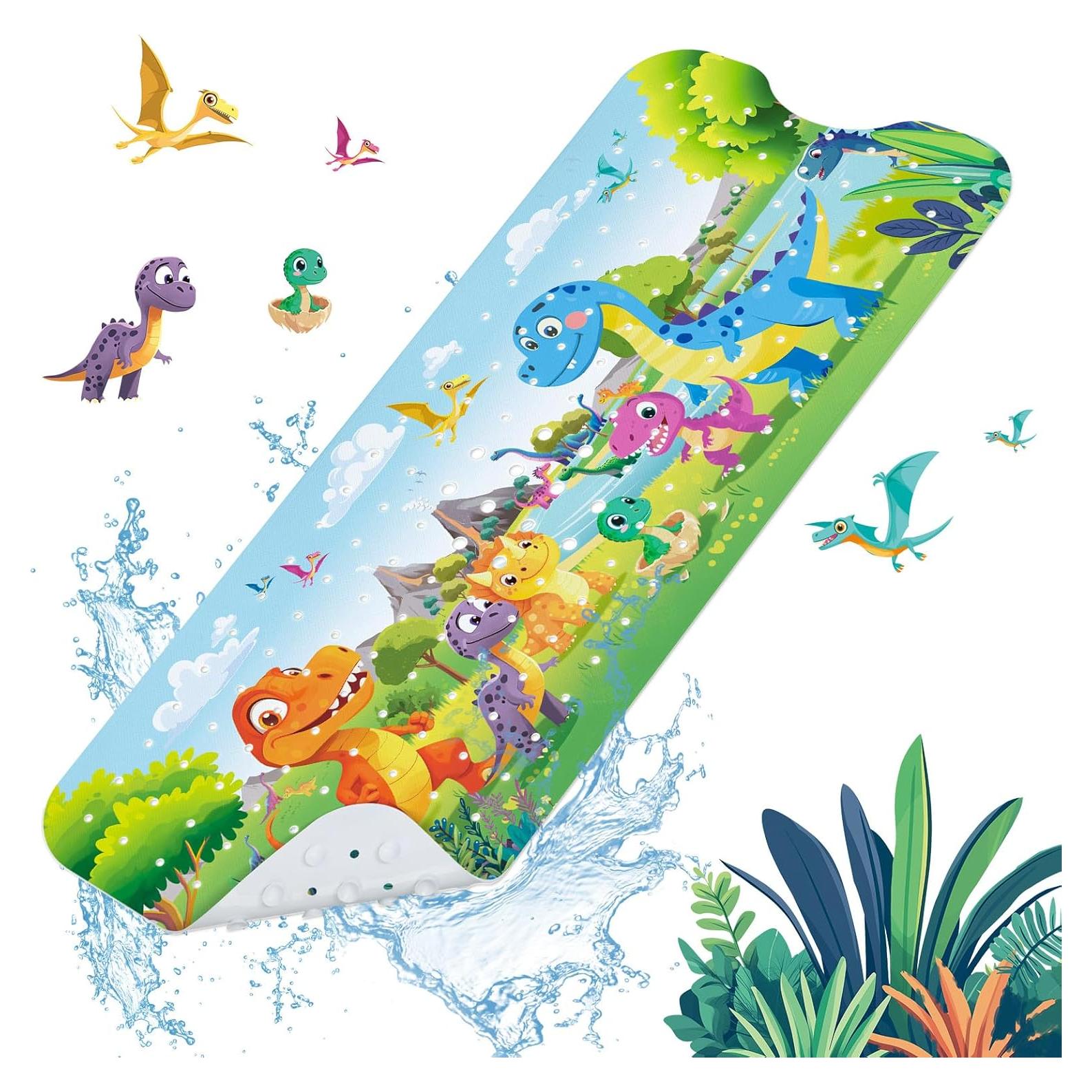 Alfombrilla de Baño Antideslizante SHUCHING Dinosaurio 101.6x40.6cm