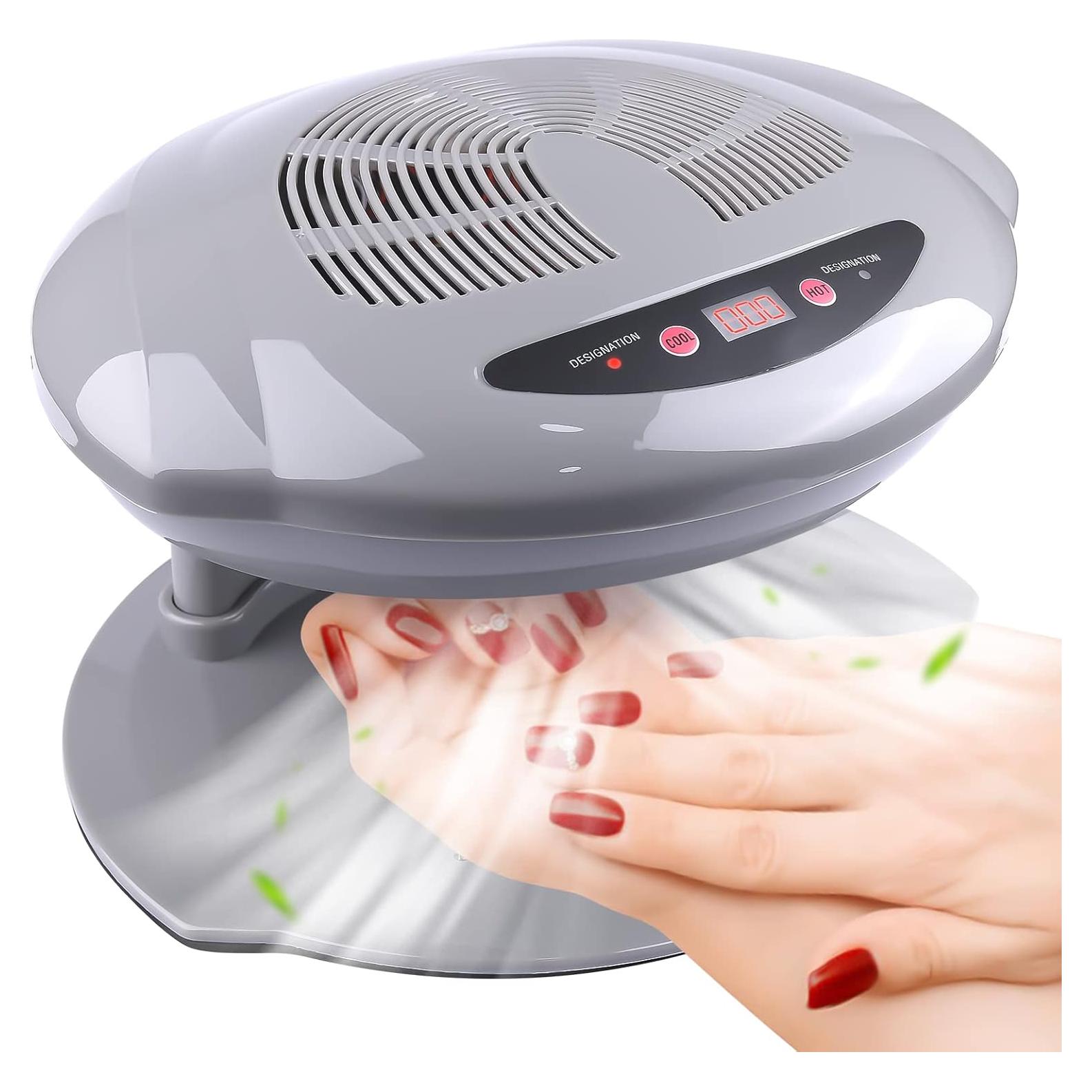 Secador de Uñas Kalolary 400W con Sensor Automático - Gris