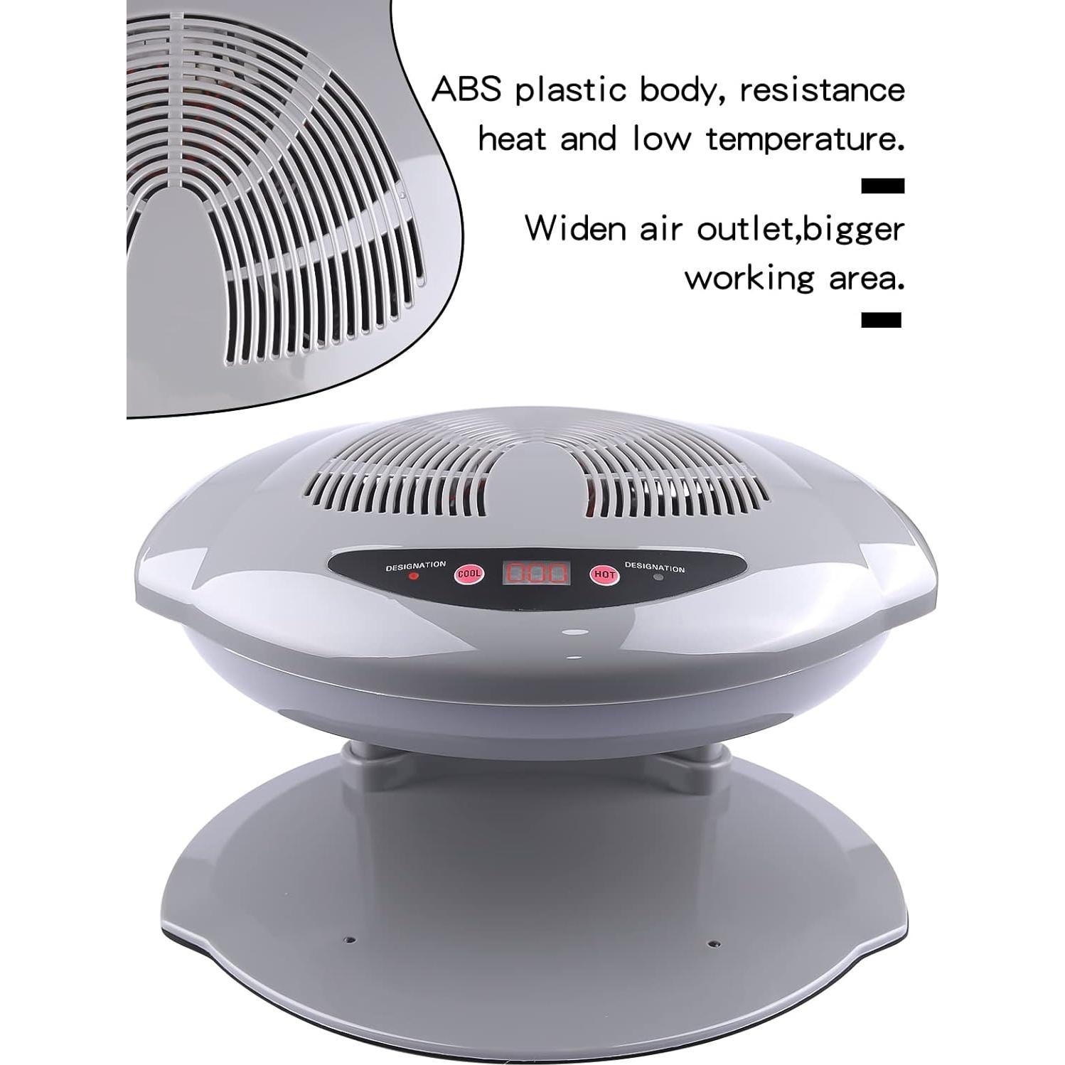 Secador de Uñas Kalolary 400W con Sensor Automático - Gris