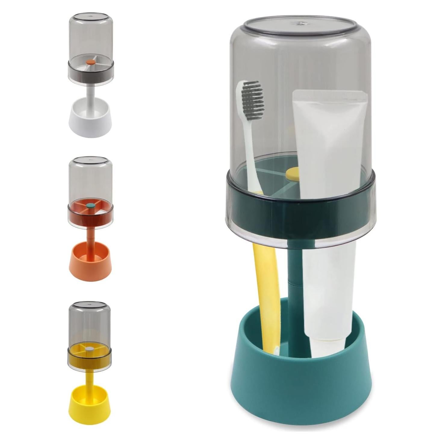 Soporte para Cepillos de Dientes Roucerlin con Taza Azul