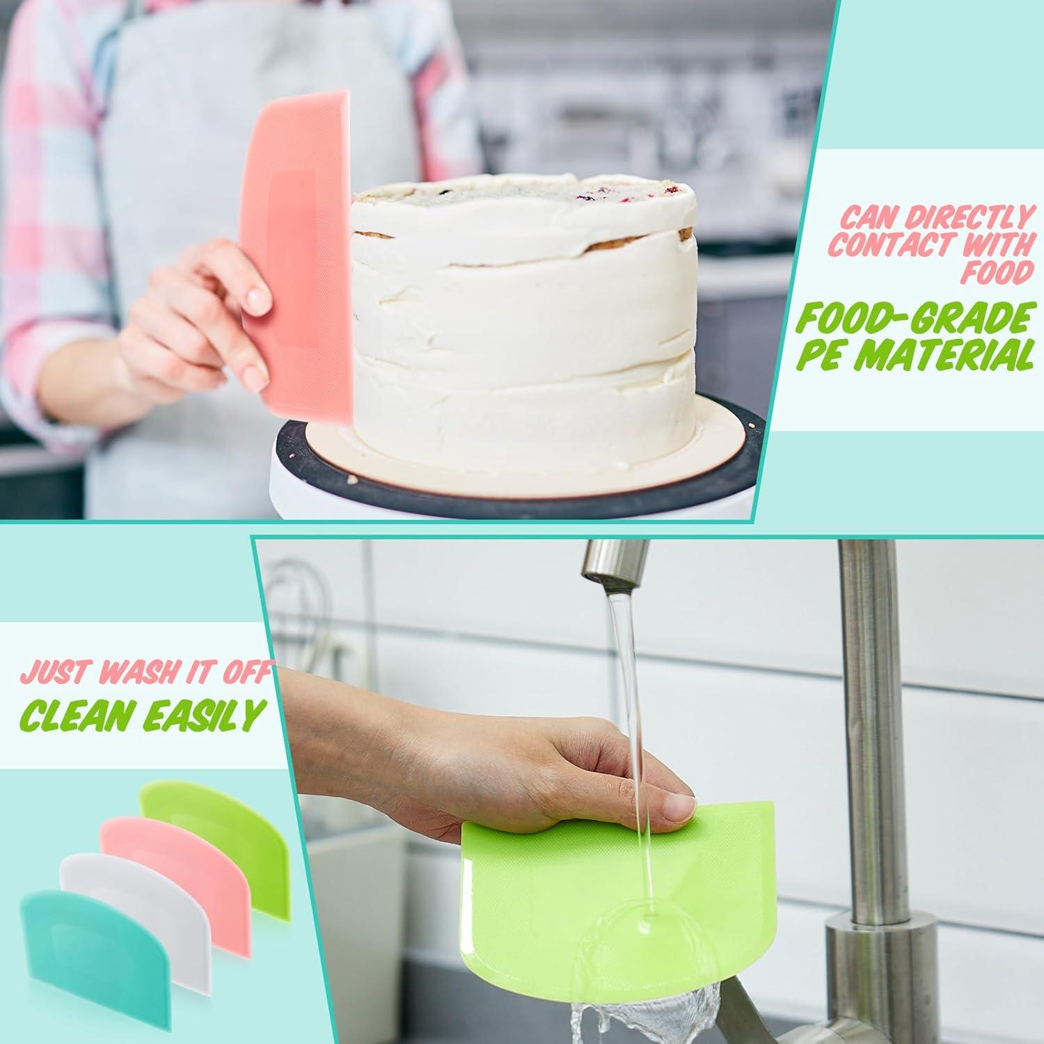 Juego de Raspadores de Masa Thyle 20 Pcs Plástico Colores