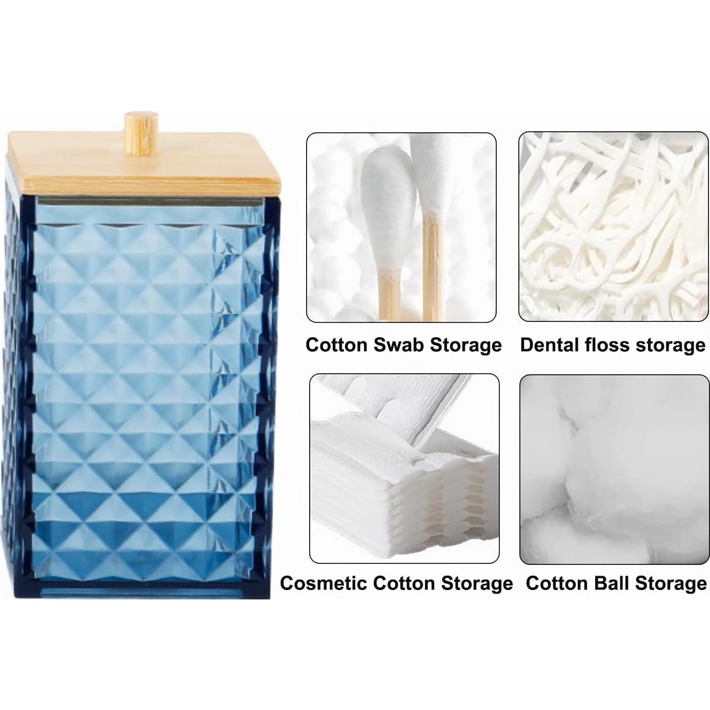 Juego de Accesorios de Baño Azul TUANYO 6 Piezas Acrílico