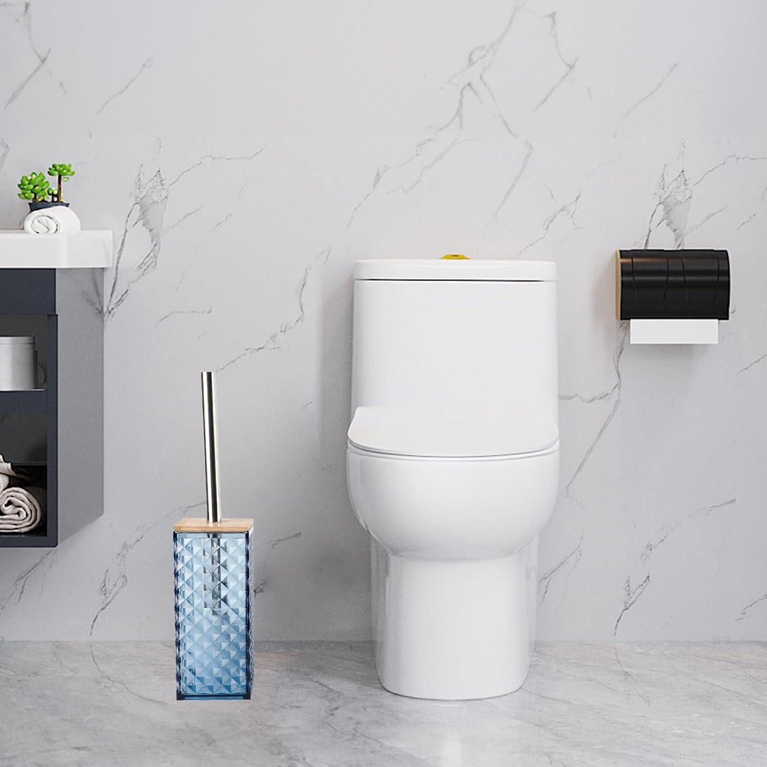 Juego de Accesorios de Baño Azul TUANYO 6 Piezas Acrílico