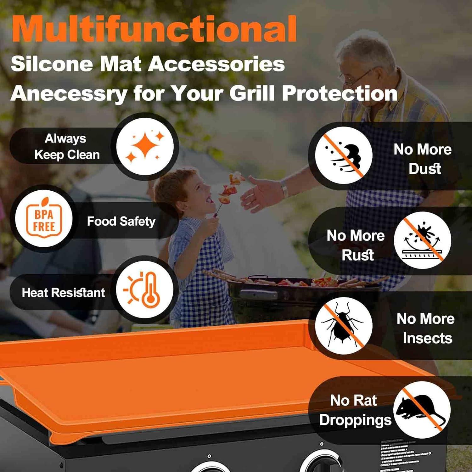 Cubierta de Sartén Blackstone 22" Silicona Grado Alimenticio