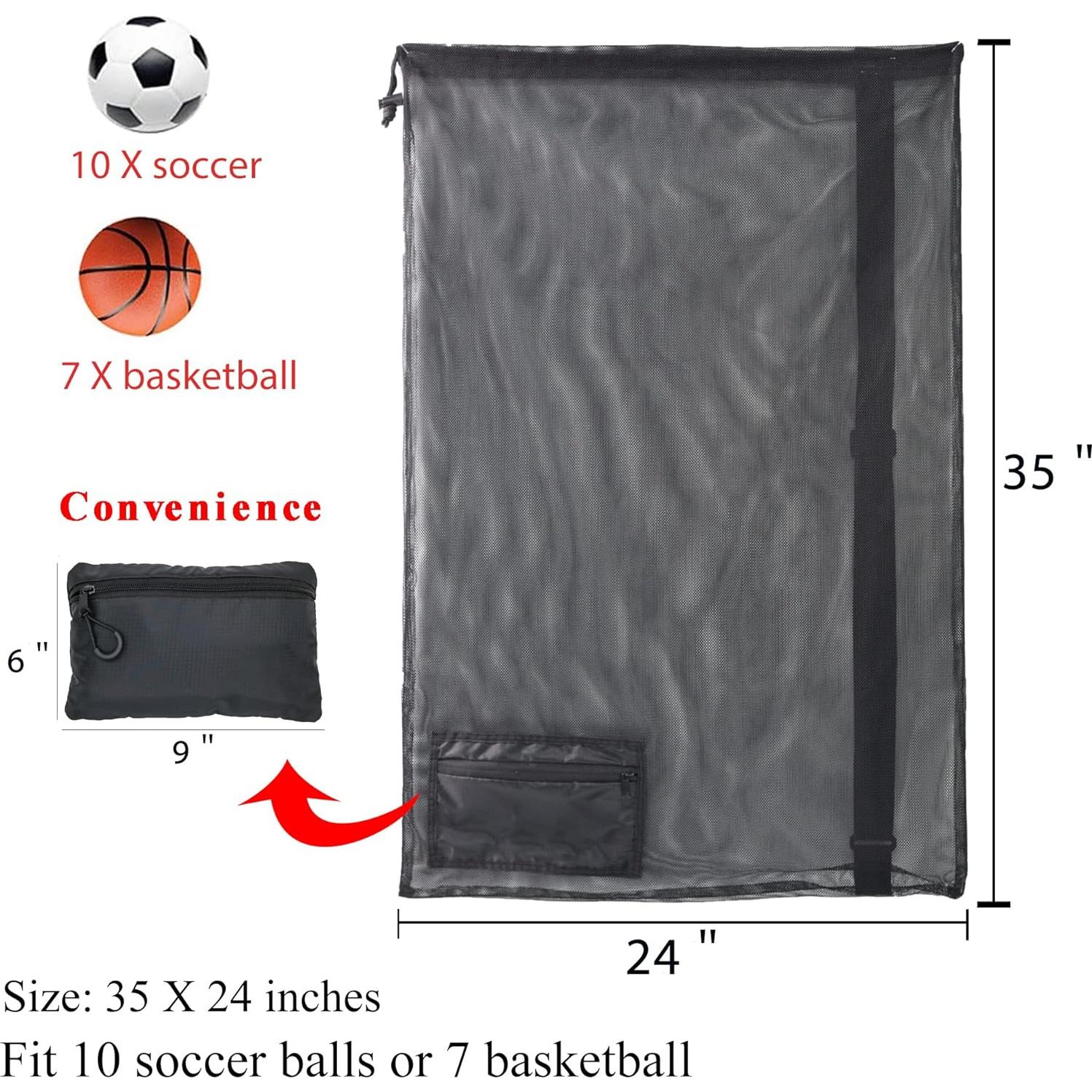 Bolsa de Malla Plegable Rudmox 61x89 cm para Deportes