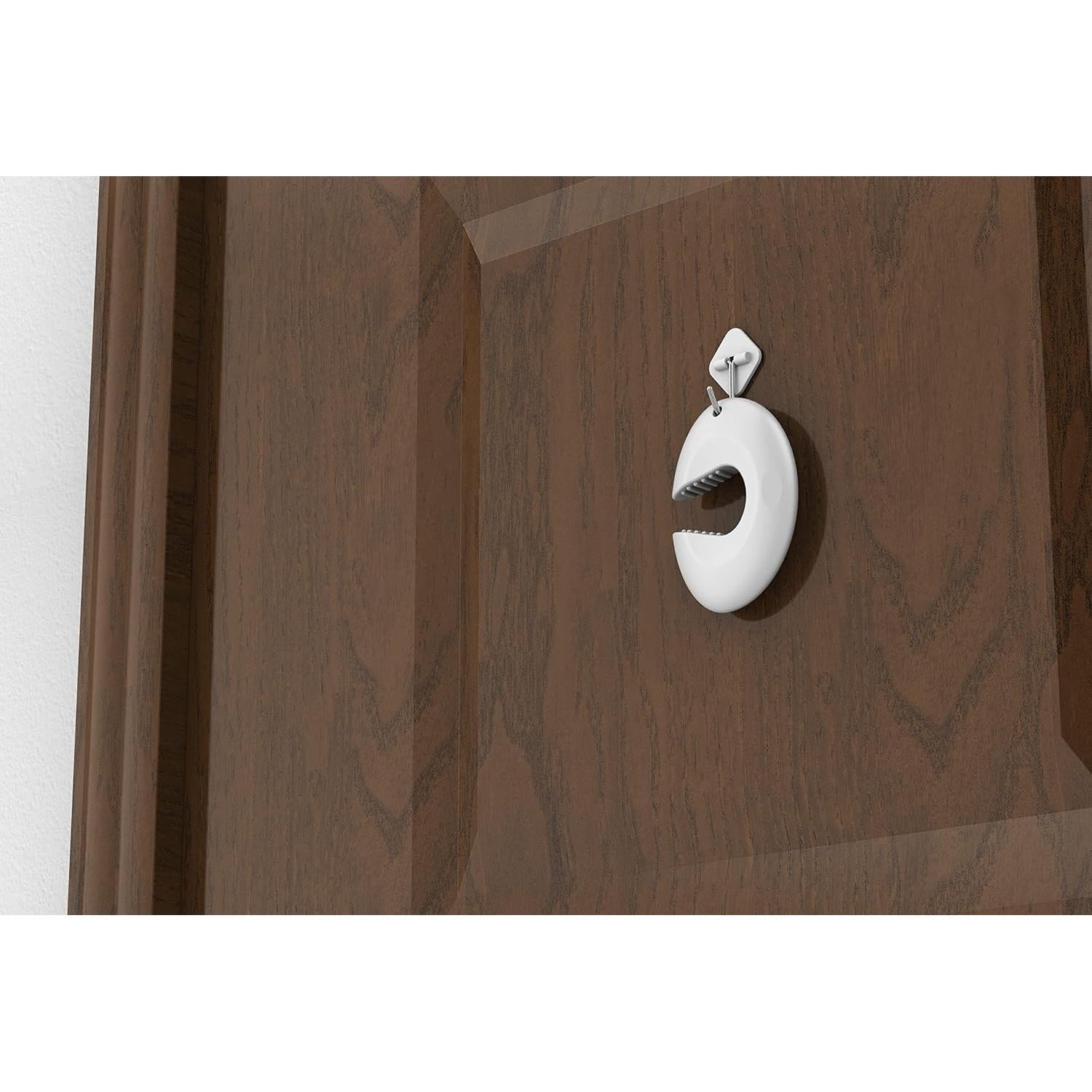 Guardia de Pinchazo de Puerta Roeoi 2 Paquetes Silicona Blanca