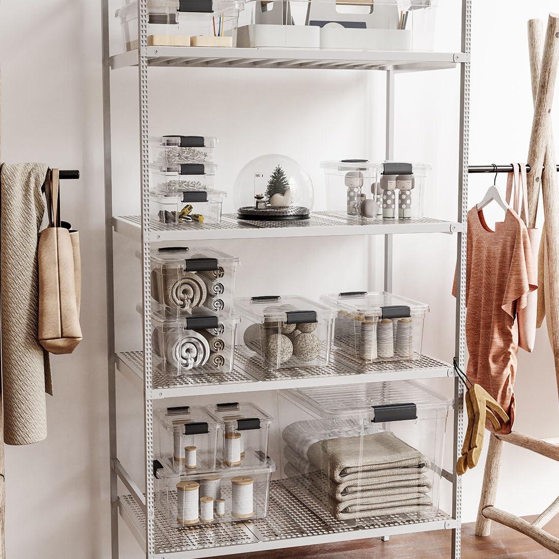 Caja de Almacenamiento Superio 2 Qt Transparente Apilable