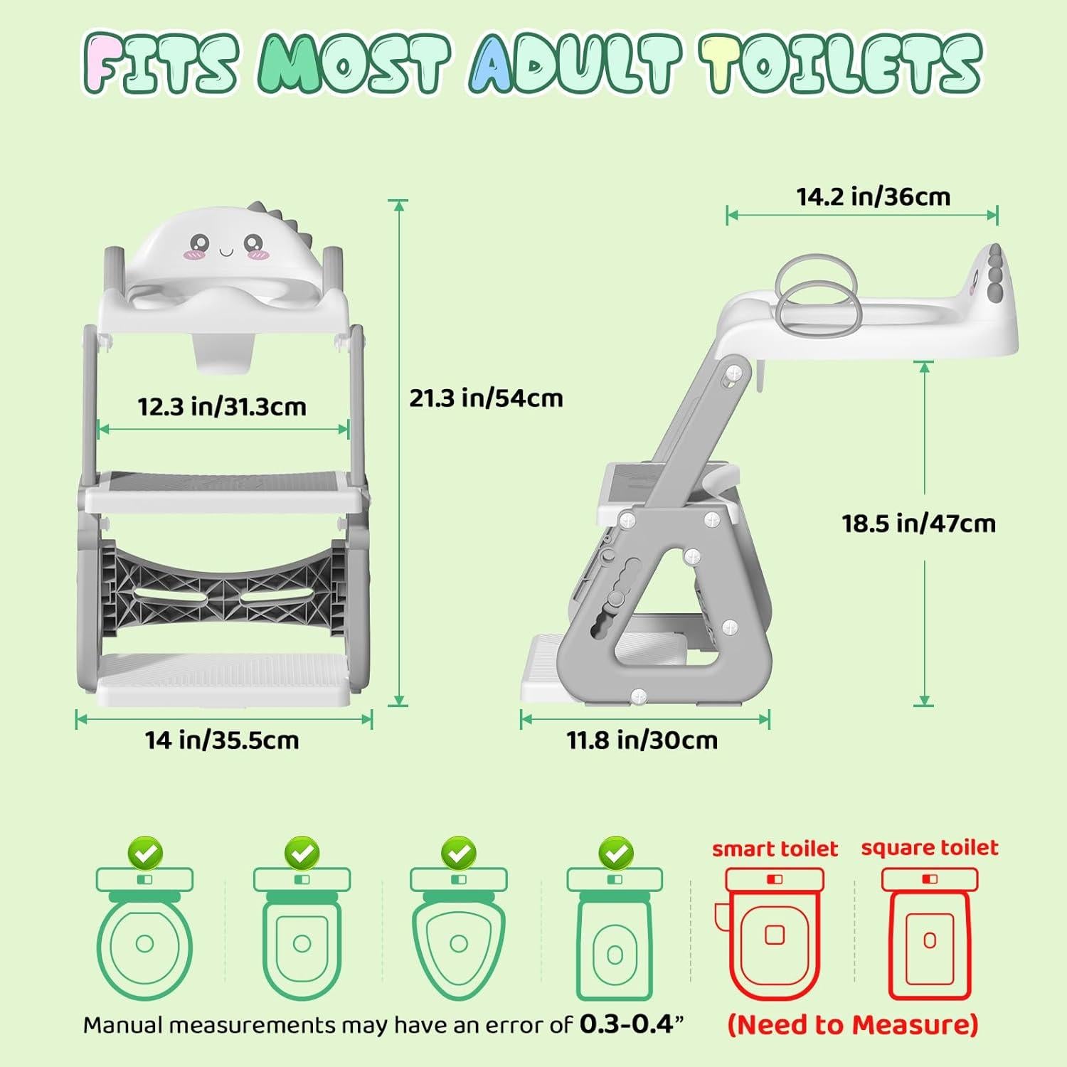 Asiento de Entrenamiento para Baño 2 en 1 Gliizee Gris