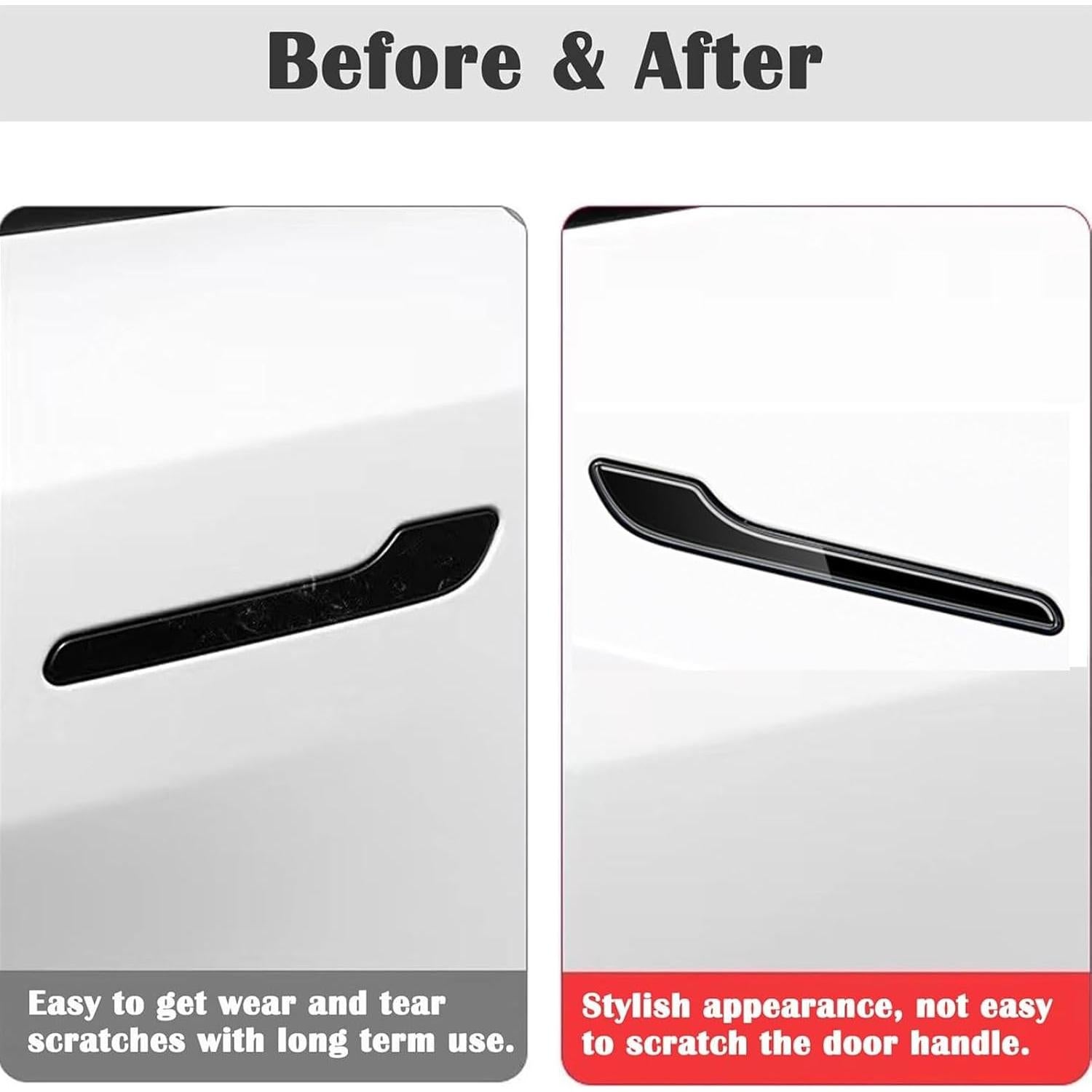 Cubierta de Mango de Puerta Suleto para Tesla Model 3/Y 2017-2023