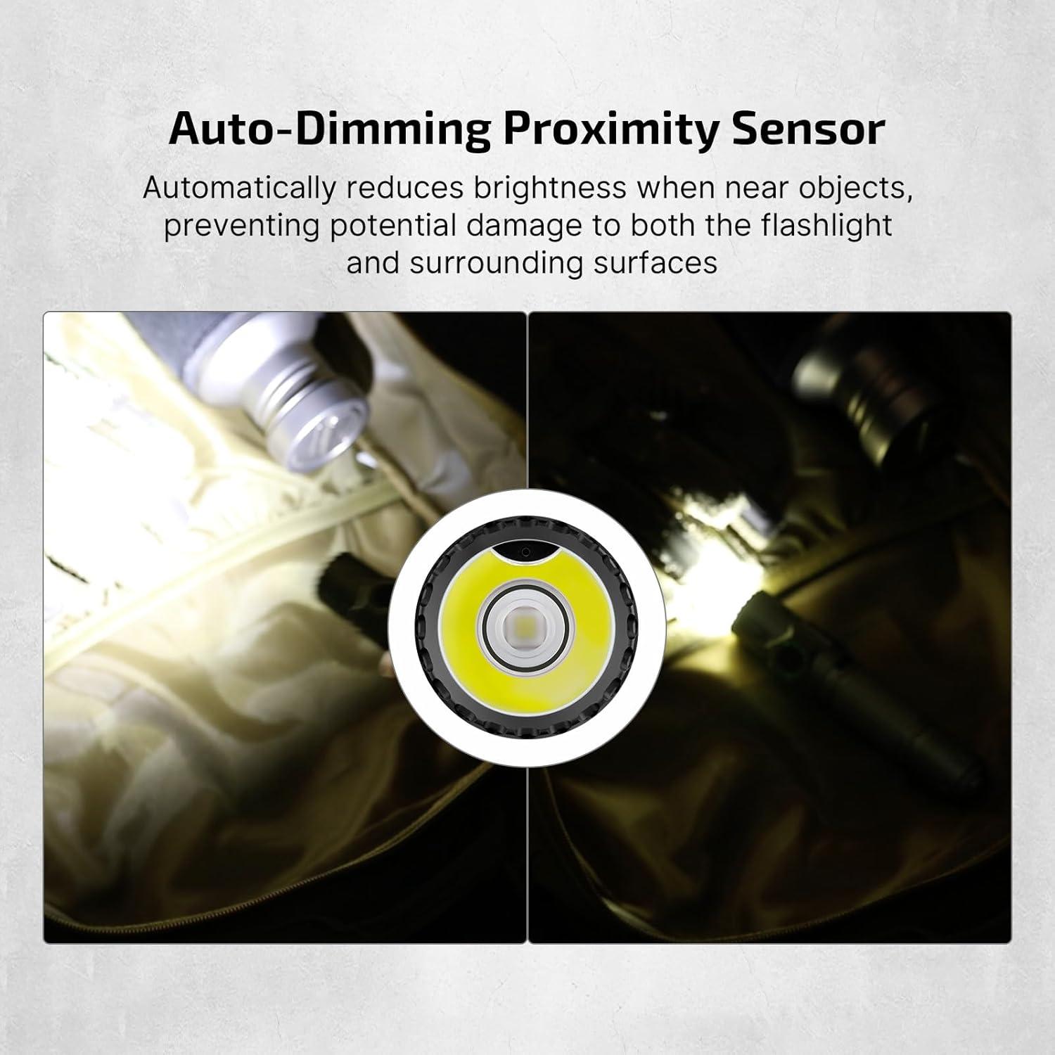 Linterna Táctica OLIGHT Warrior Ultra 2500 Lúmenes Verde Oliva