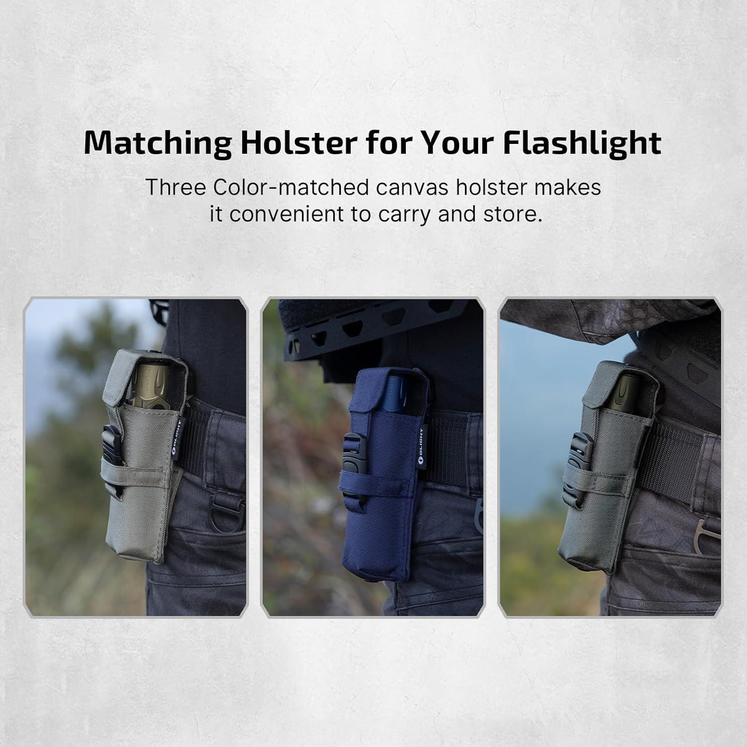 Linterna Táctica OLIGHT Warrior Ultra 2500 Lúmenes Verde Oliva