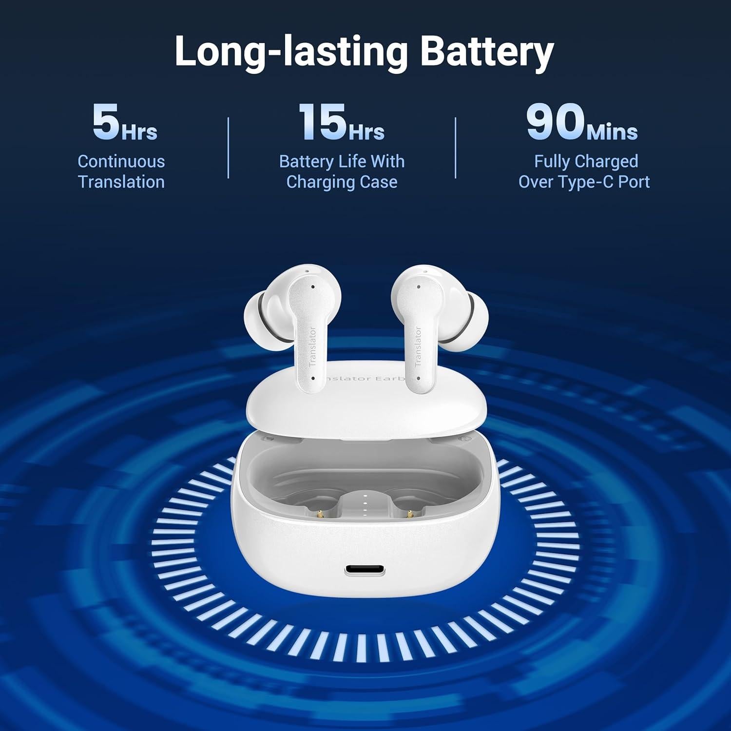 Auriculares Traductores AI M3 ANFIER - Traducción 144 Idiomas