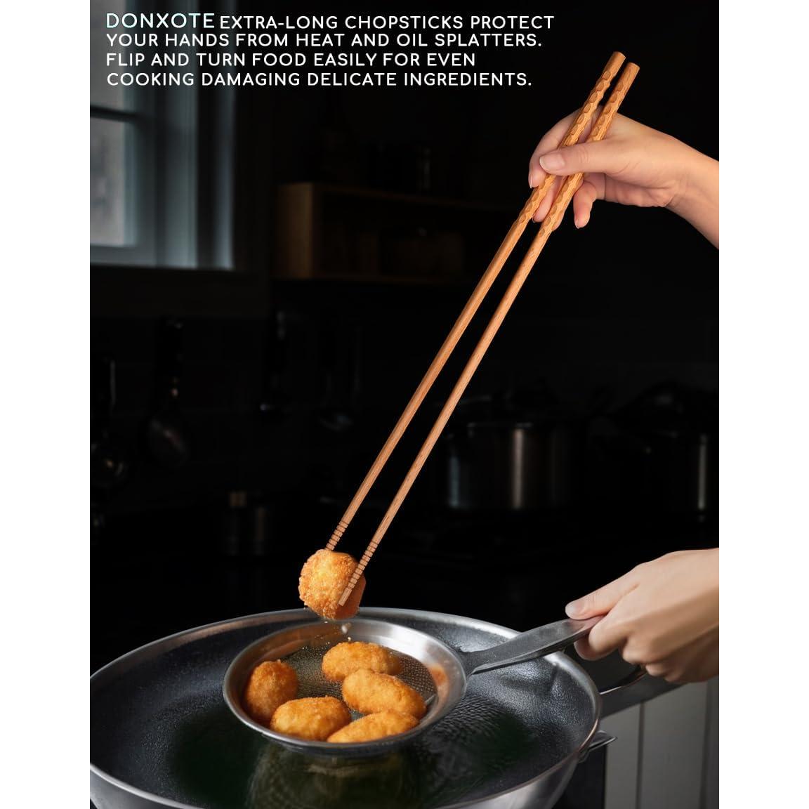 Palillos de Cocina Extra Largos Donxote 42 cm Antideslizantes