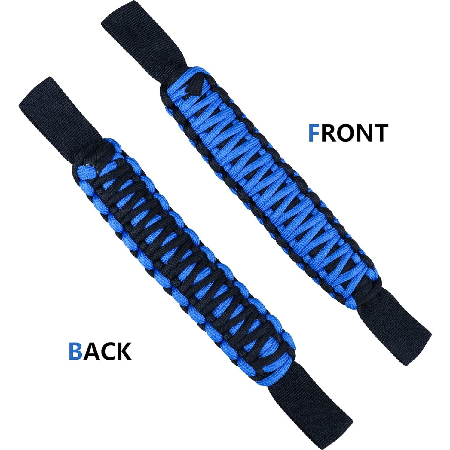 Asas de Agarre RERPRO para Reposacabezas de Paracord - 2 Piezas Azul