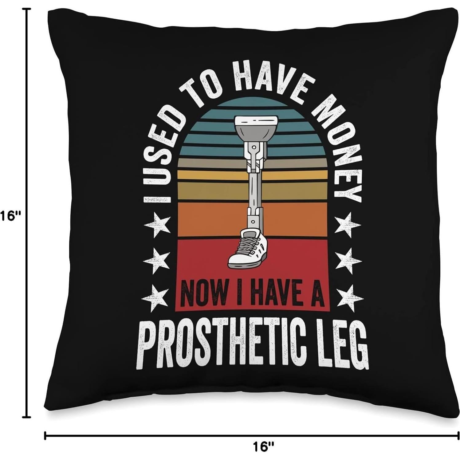 Cojín de Lanzamiento Multicolor 40x40 cm Superviviente de Amputación