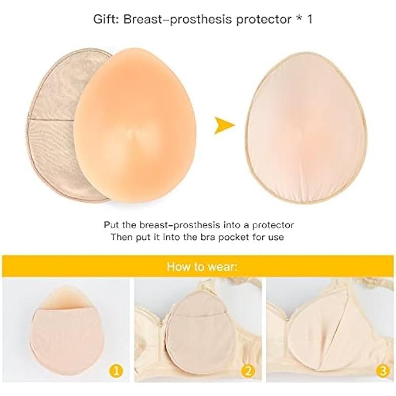 Formas de Silicona ONEFENG para Mastectomía 200g - Aumentadores