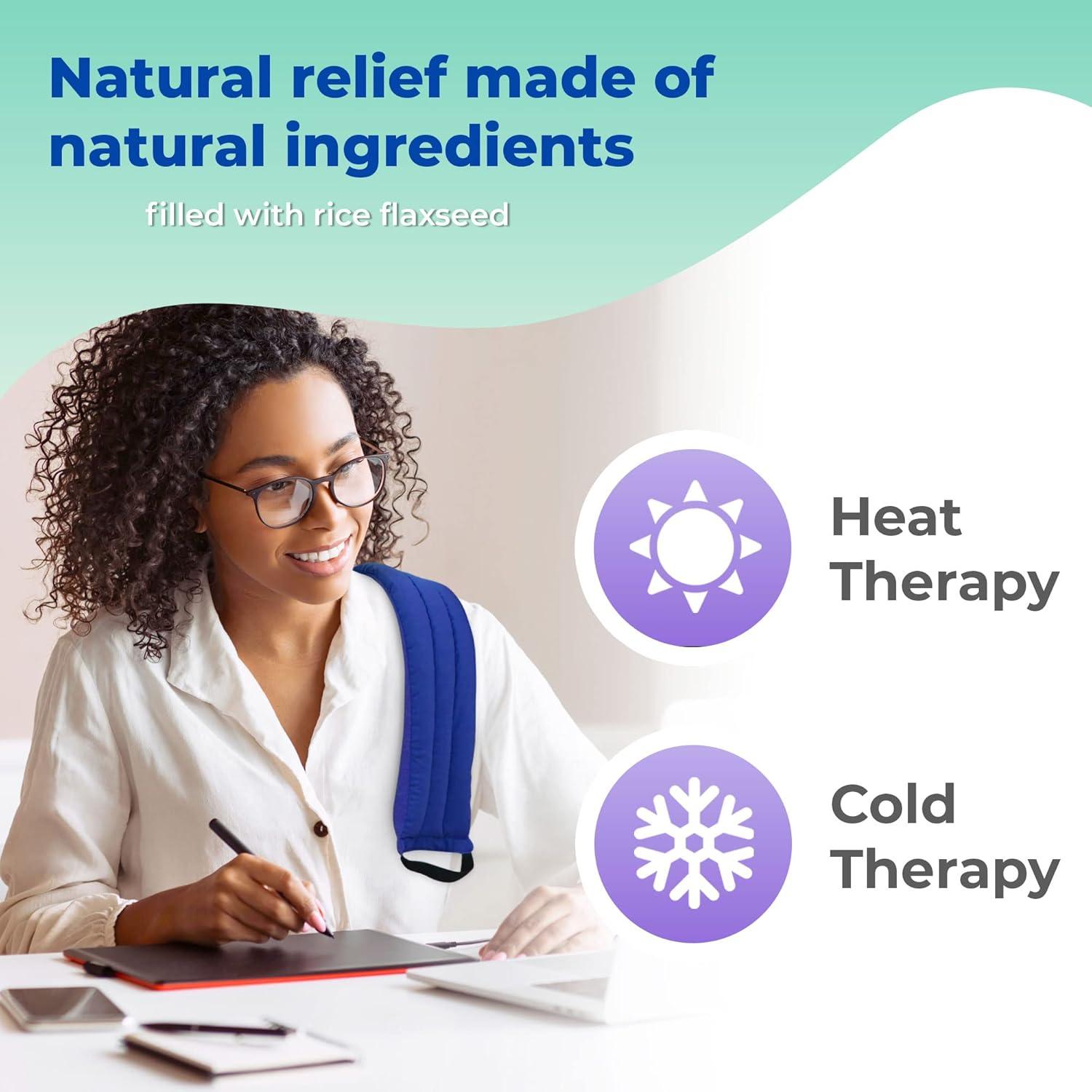 Almohadilla Térmica Húmeda Nature Creation 58x11cm Alivio Dolor