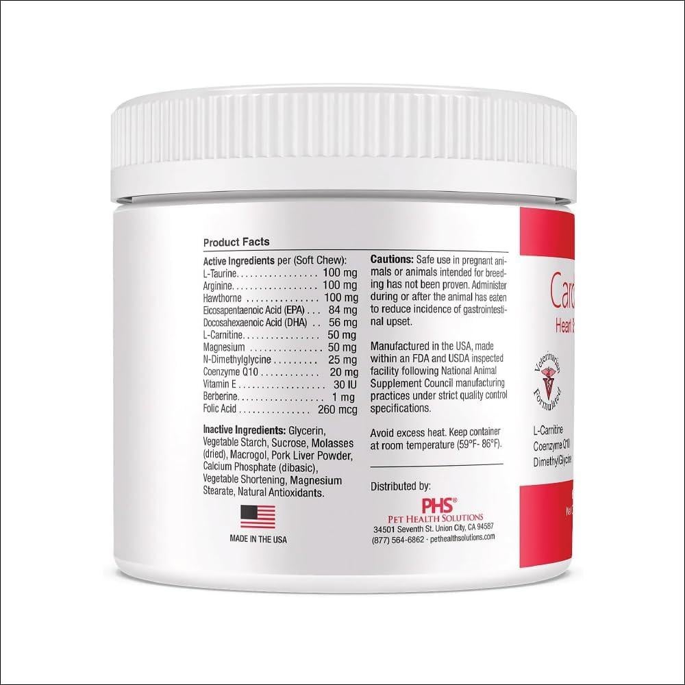 Suplemento CardioMax para Perros - 60 Masticables Blandos