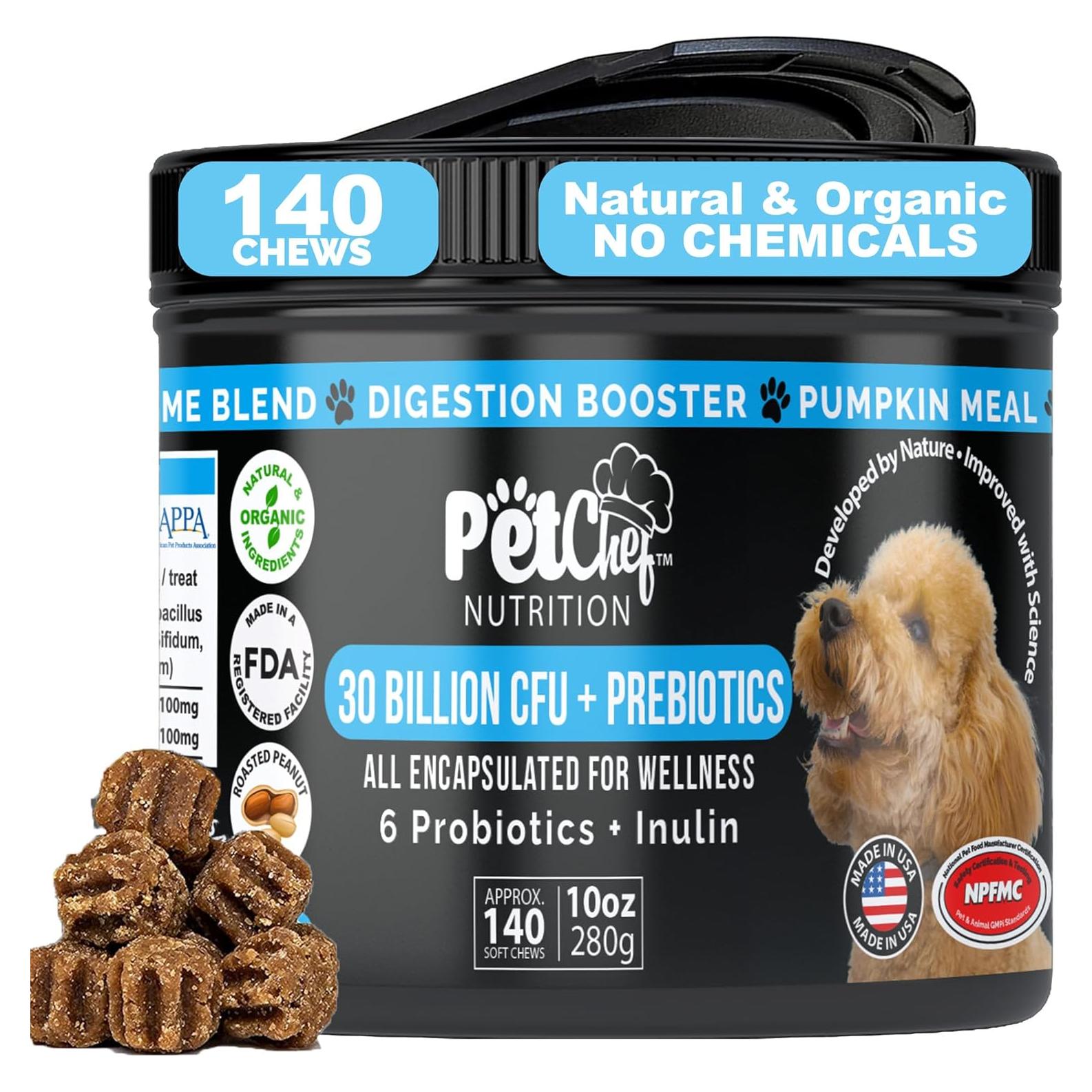 Probioticos Caninos Pet Chef - Salud Digestiva y Bienestar