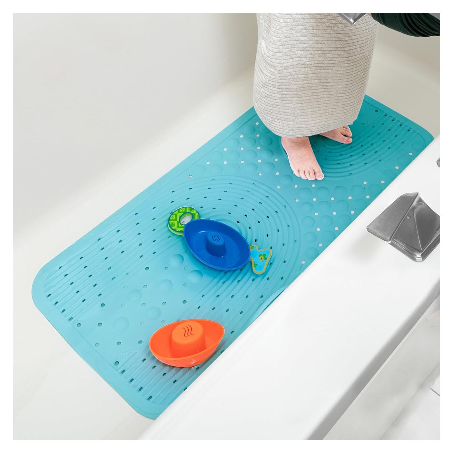 Alfombrilla de baño acolchada Nuby Aqua antideslizante 91x43cm