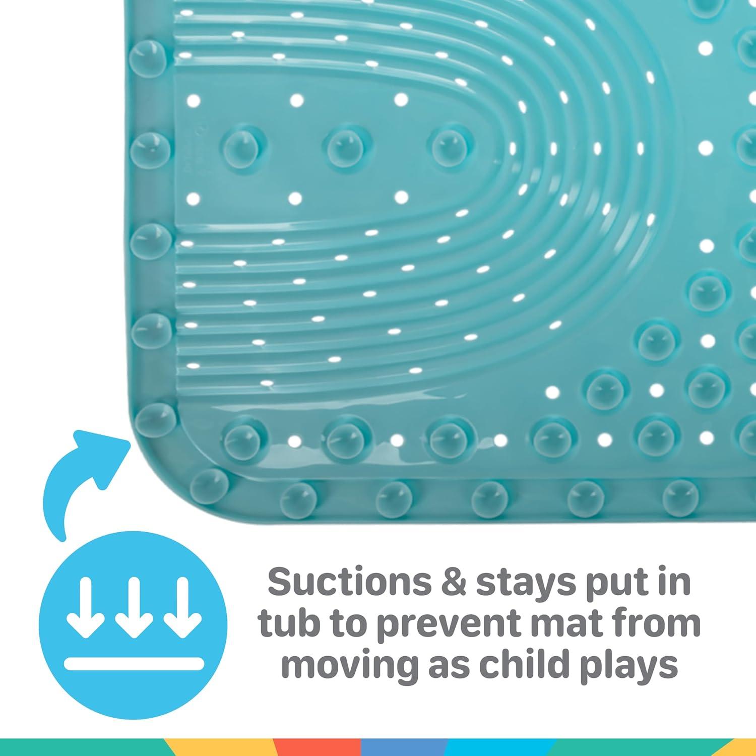 Alfombrilla de baño acolchada Nuby Aqua antideslizante 91x43cm