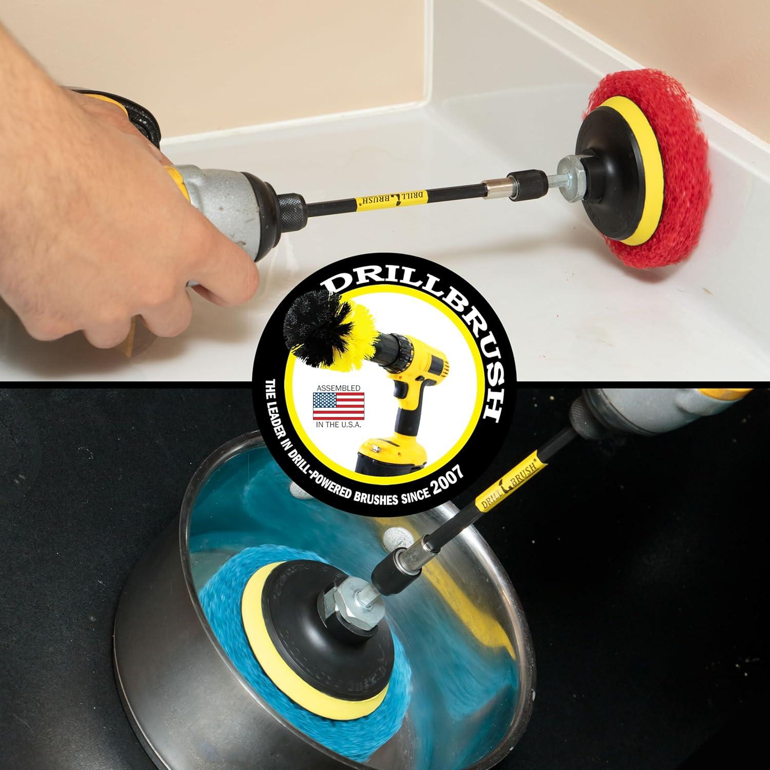 Juego de Almohadillas de Fregado para Taladro Drillbrush