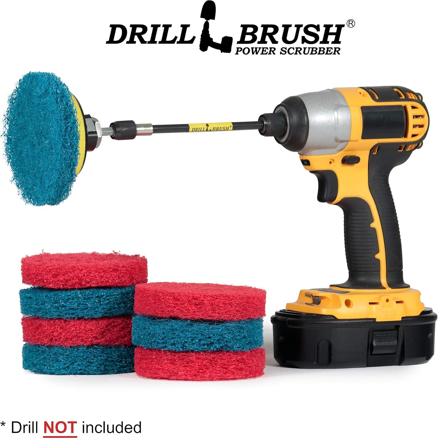 Juego de Almohadillas de Fregado para Taladro Drillbrush