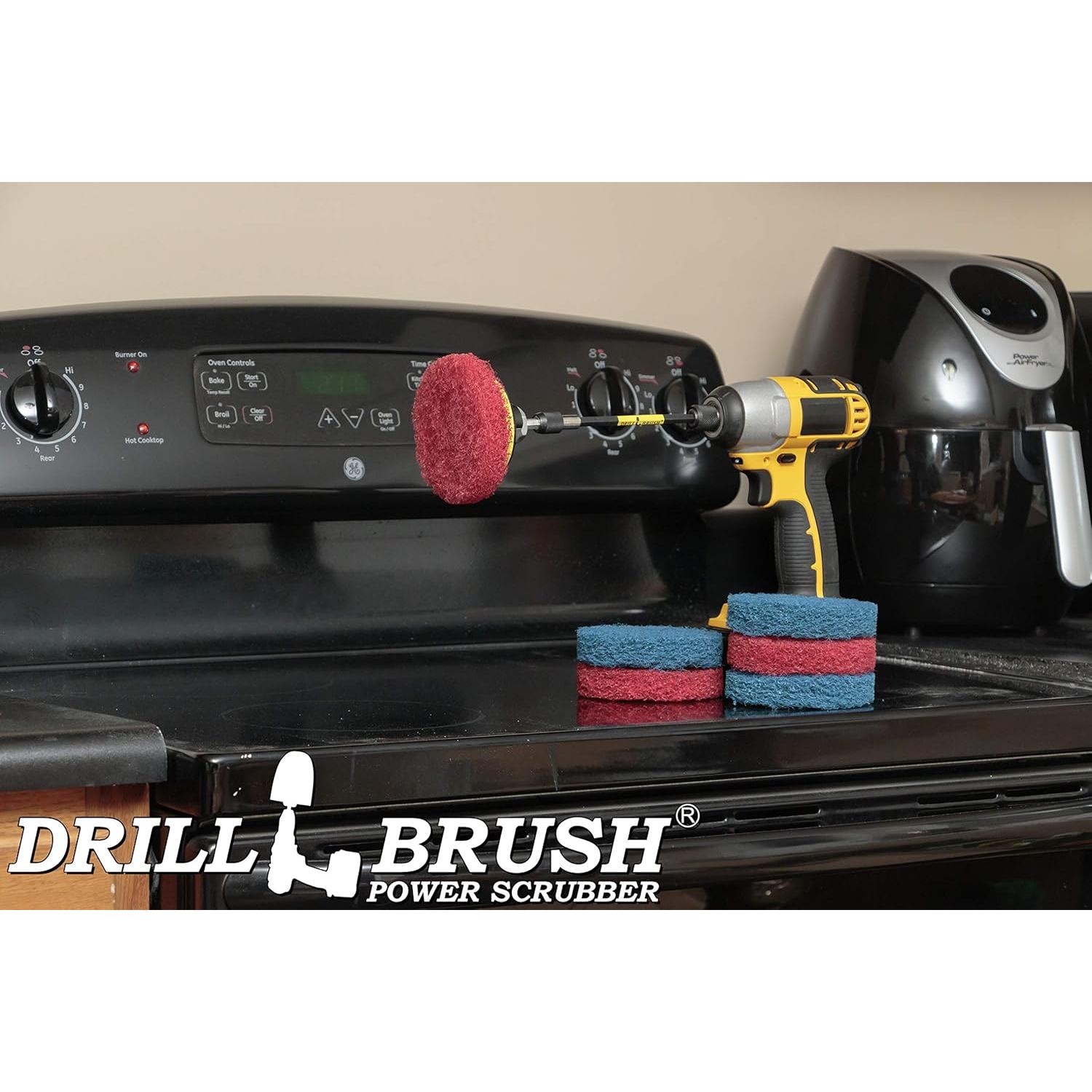 Juego de Almohadillas de Fregado para Taladro Drillbrush