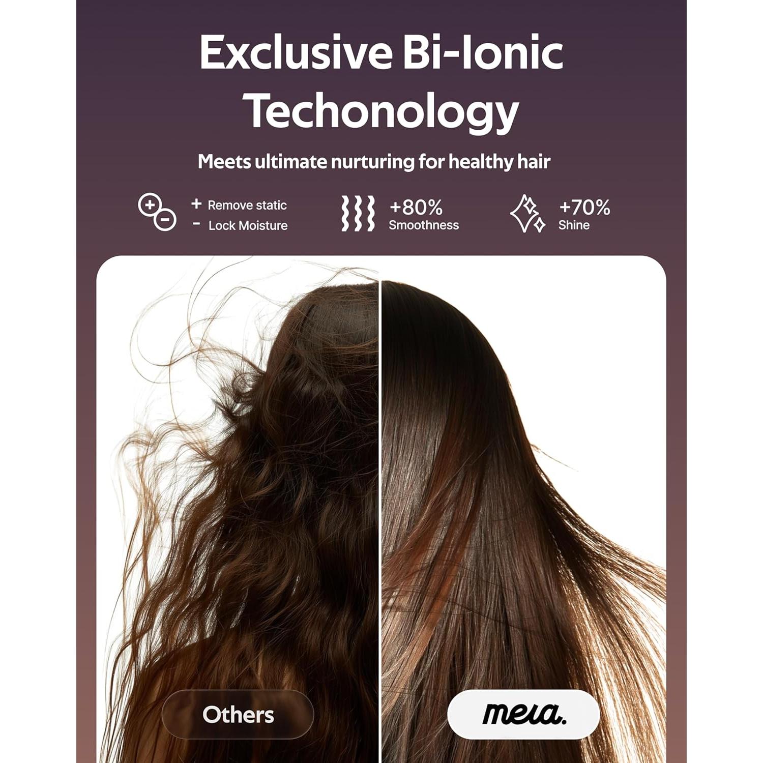 Secador de Pelo Bi-Iónico Mera PRO 1.94kg con Difusor y Aromaterapia