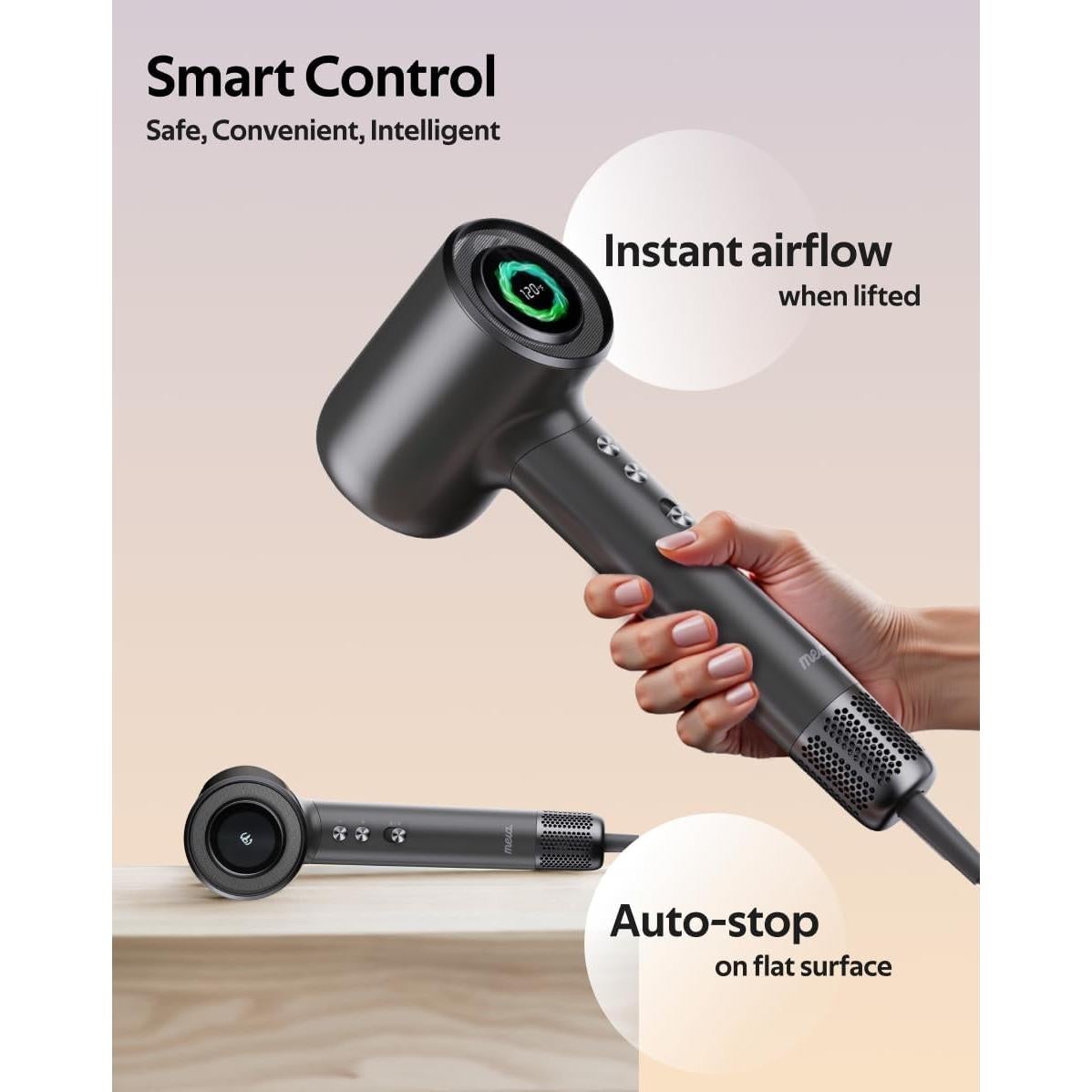 Secador de Pelo Bi-Iónico Mera PRO 1.94kg con Difusor y Aromaterapia