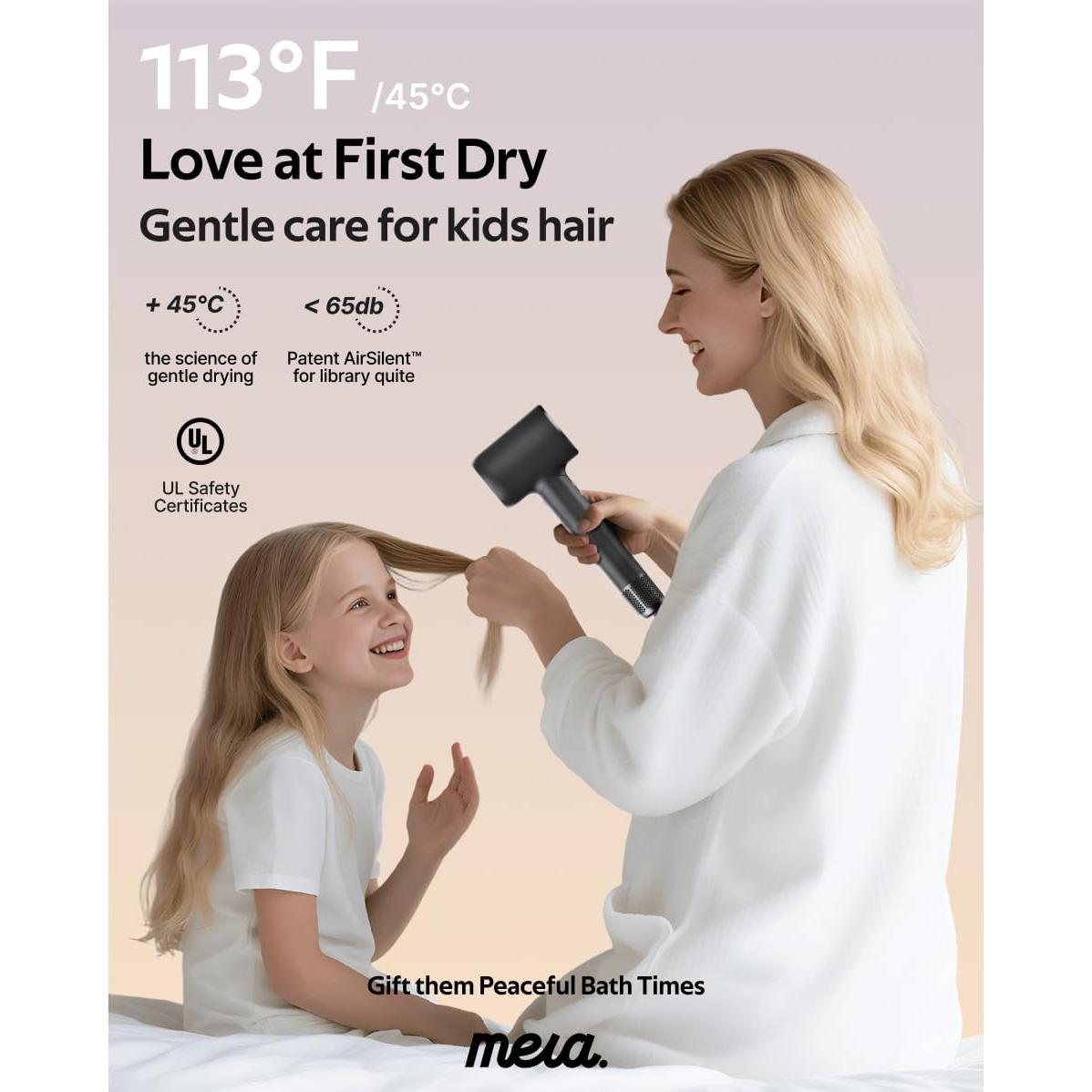 Secador de Pelo Bi-Iónico Mera PRO 1.94kg con Difusor y Aromaterapia