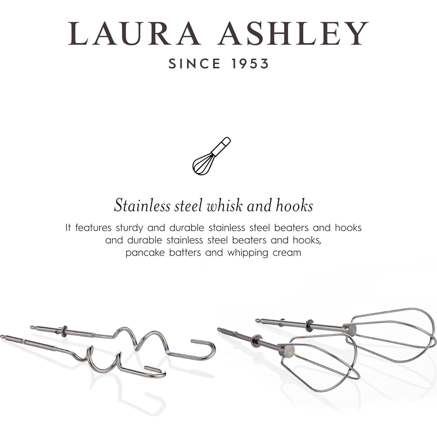 Batidora de Mano Eléctrica Laura Ashley 250W 5 Velocidades Rosa China