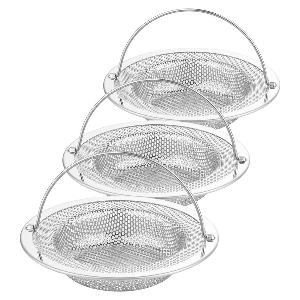 Colador de Fregadero de Acero Inoxidable Haodex 11 cm