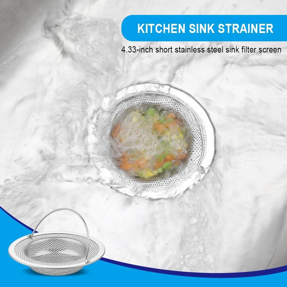 Colador de Fregadero de Acero Inoxidable Haodex 11 cm