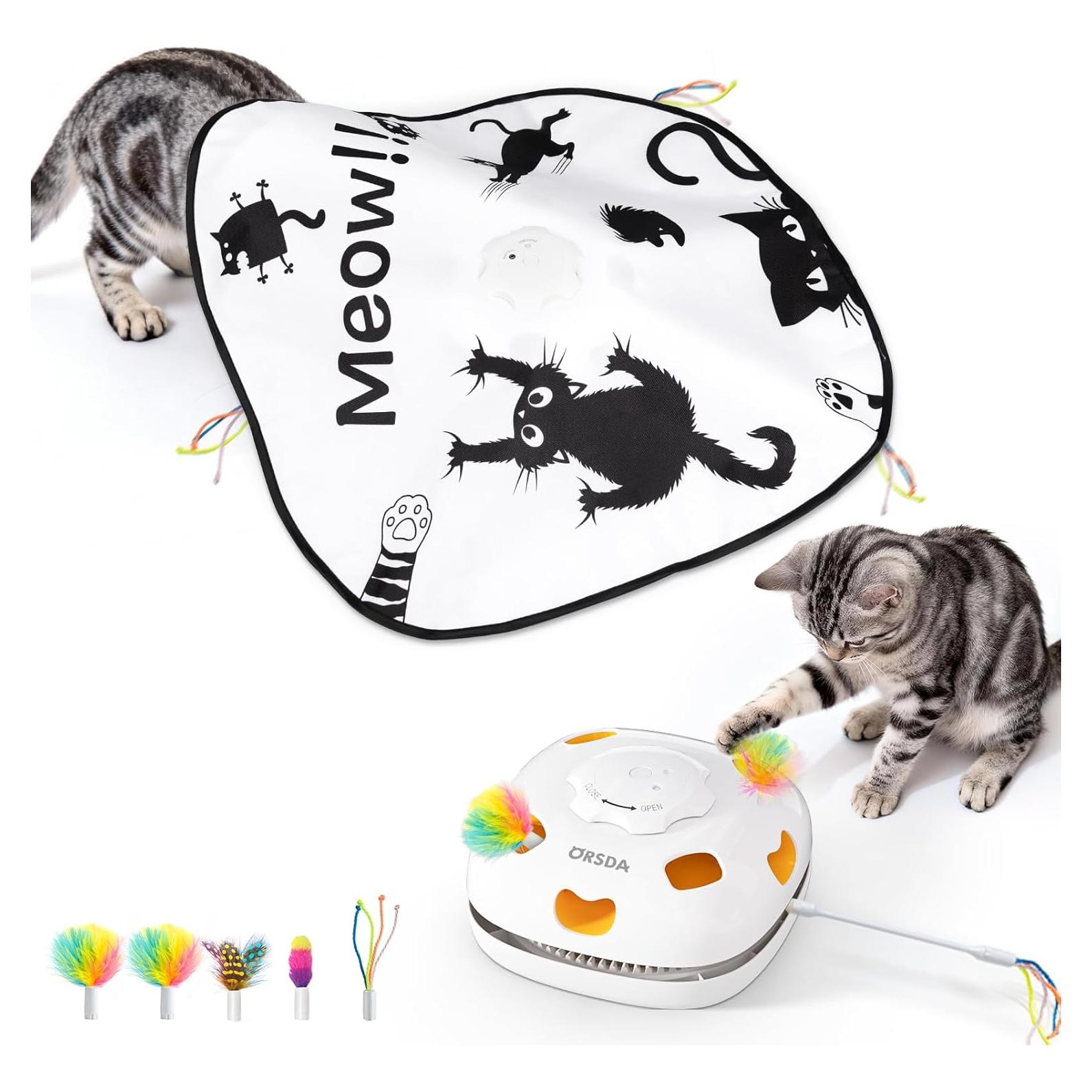 Juguete Interactivo para Gatos ORSDA T65W 4 en 1 Recargable