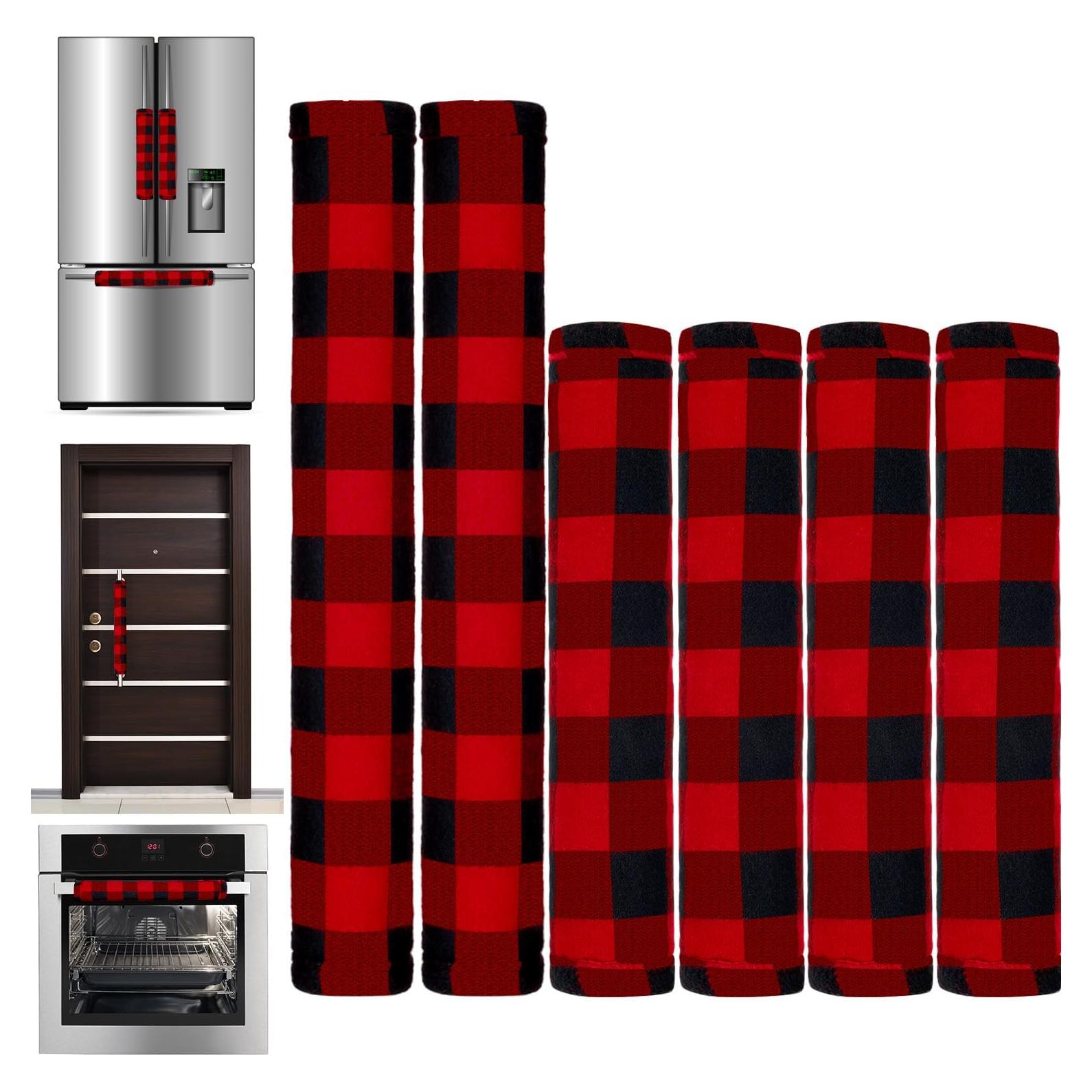 Cubiertas de Mango de Refrigerador Boao 6 Piezas Navidad