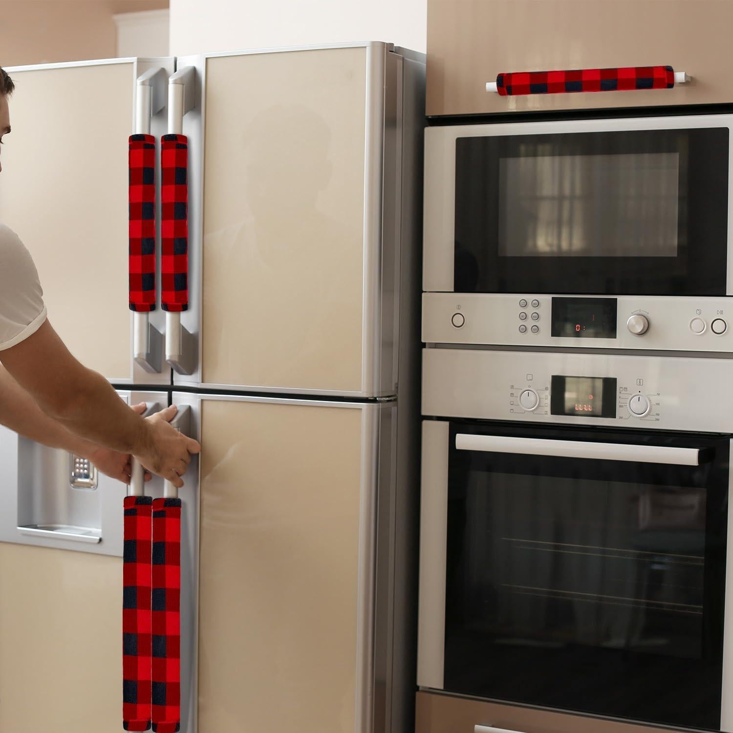 Cubiertas de Mango de Refrigerador Boao 6 Piezas Navidad