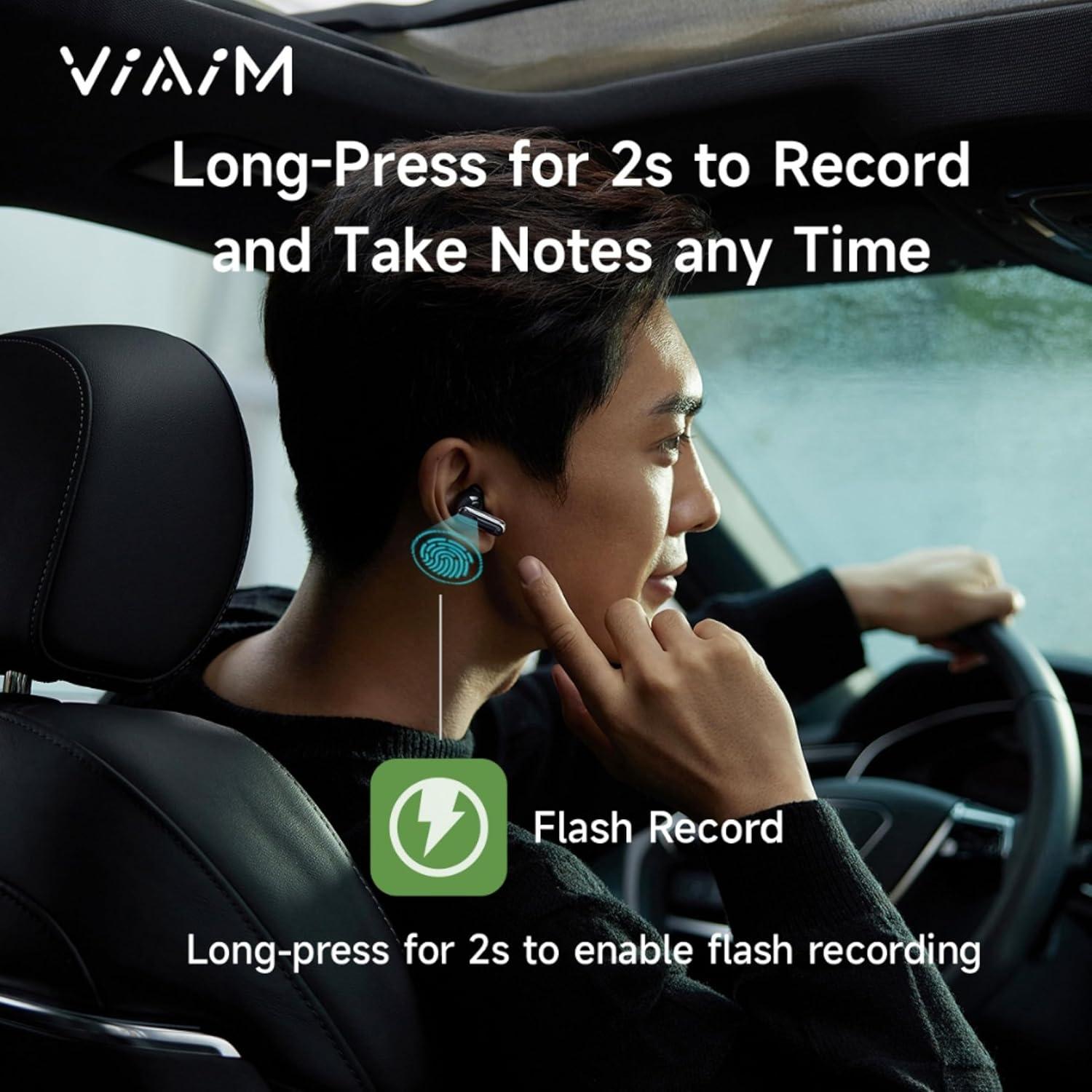 Auriculares Inalámbricos VIAIM Nano+ con IA y Cancelación de Ruido