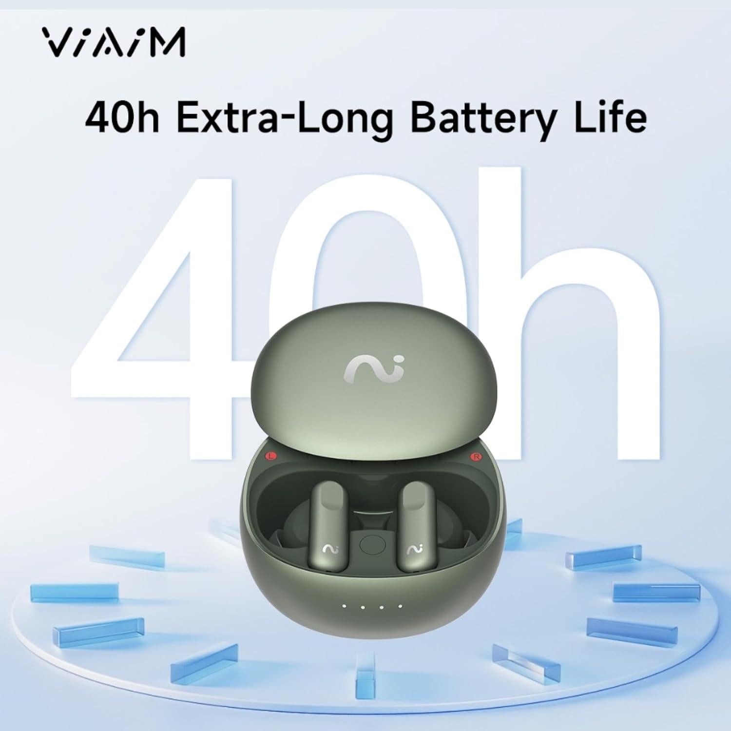 Auriculares Inalámbricos VIAIM Nano+ con IA y Cancelación de Ruido