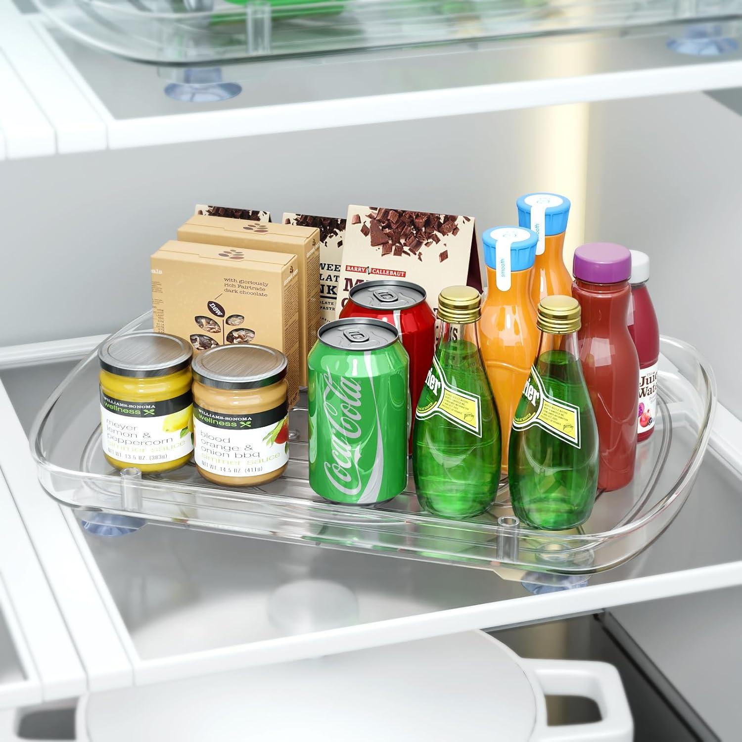 Organizador Lazy Susan HIYOHIYO 34.8x25.9cm para Refrigerador