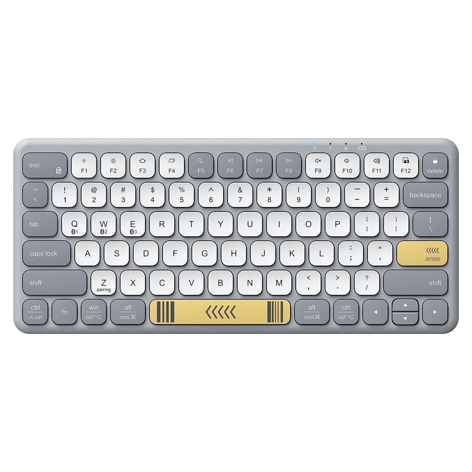 Teclado Bluetooth iClever BK50 Compacto y Silencioso