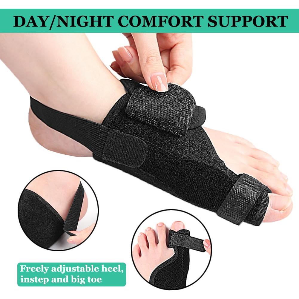 Corrector de Juánete YHOUMEW Pie Izquierdo Ajustable Alivio Dolor