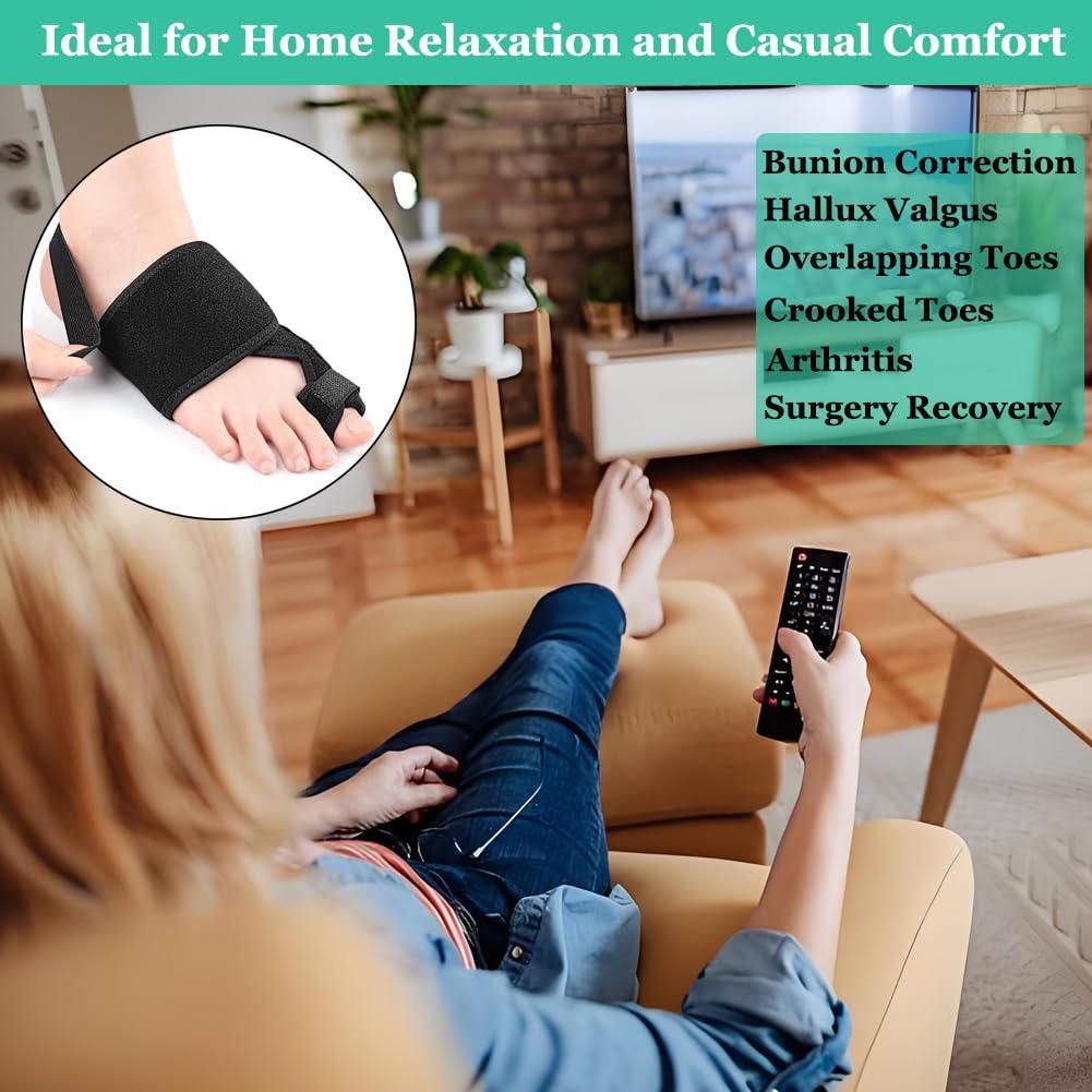Corrector de Juánete YHOUMEW Pie Izquierdo Ajustable Alivio Dolor