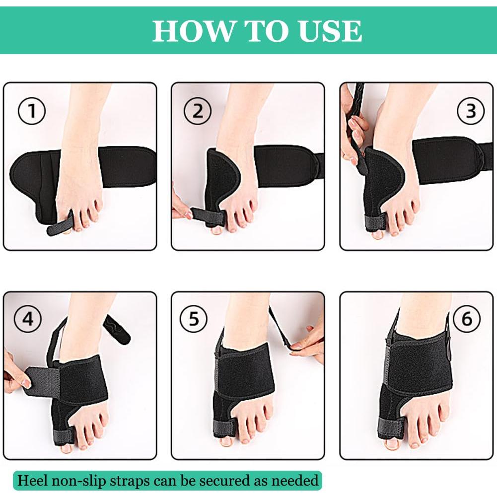 Corrector de Juánete YHOUMEW Pie Izquierdo Ajustable Alivio Dolor