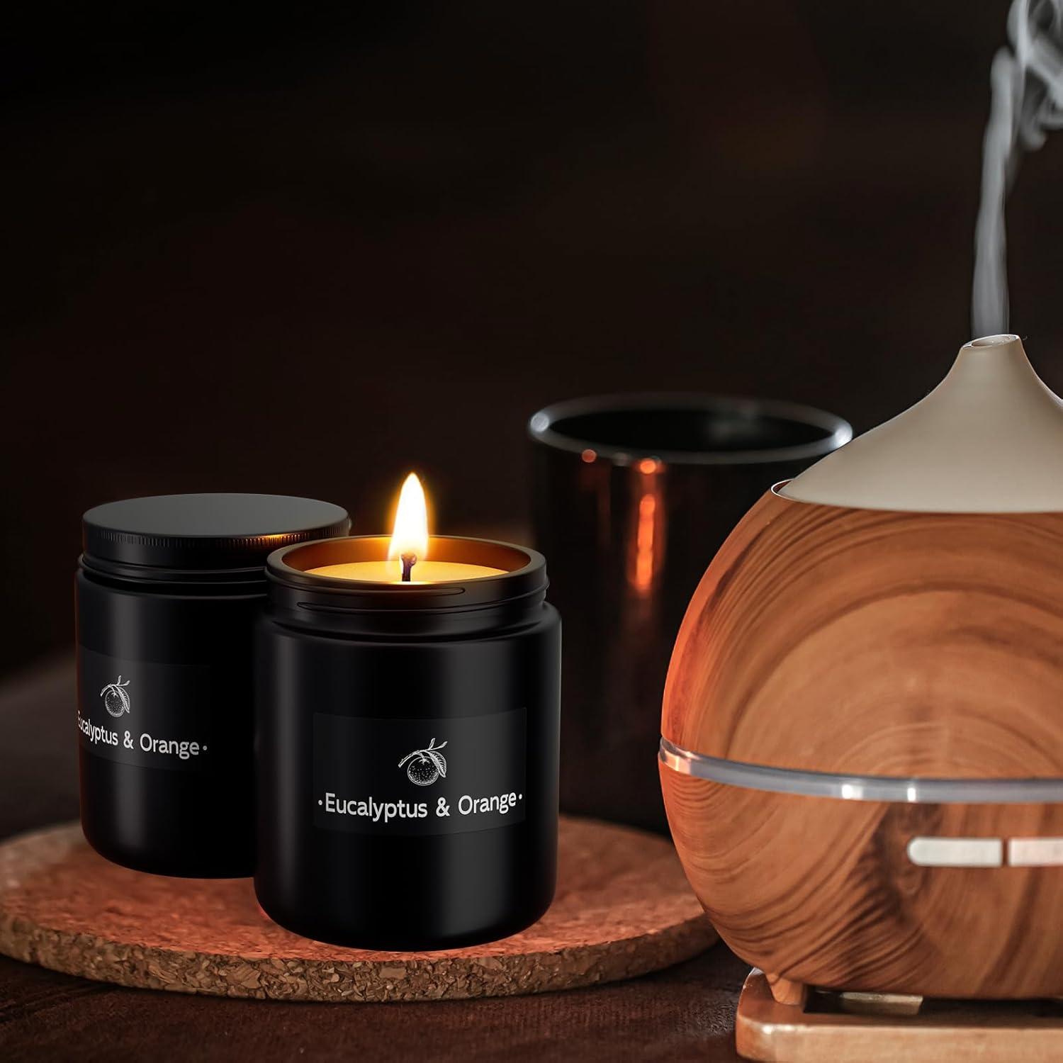 Vela Aromática TranquilBliss Eucalipto y Naranja 215g