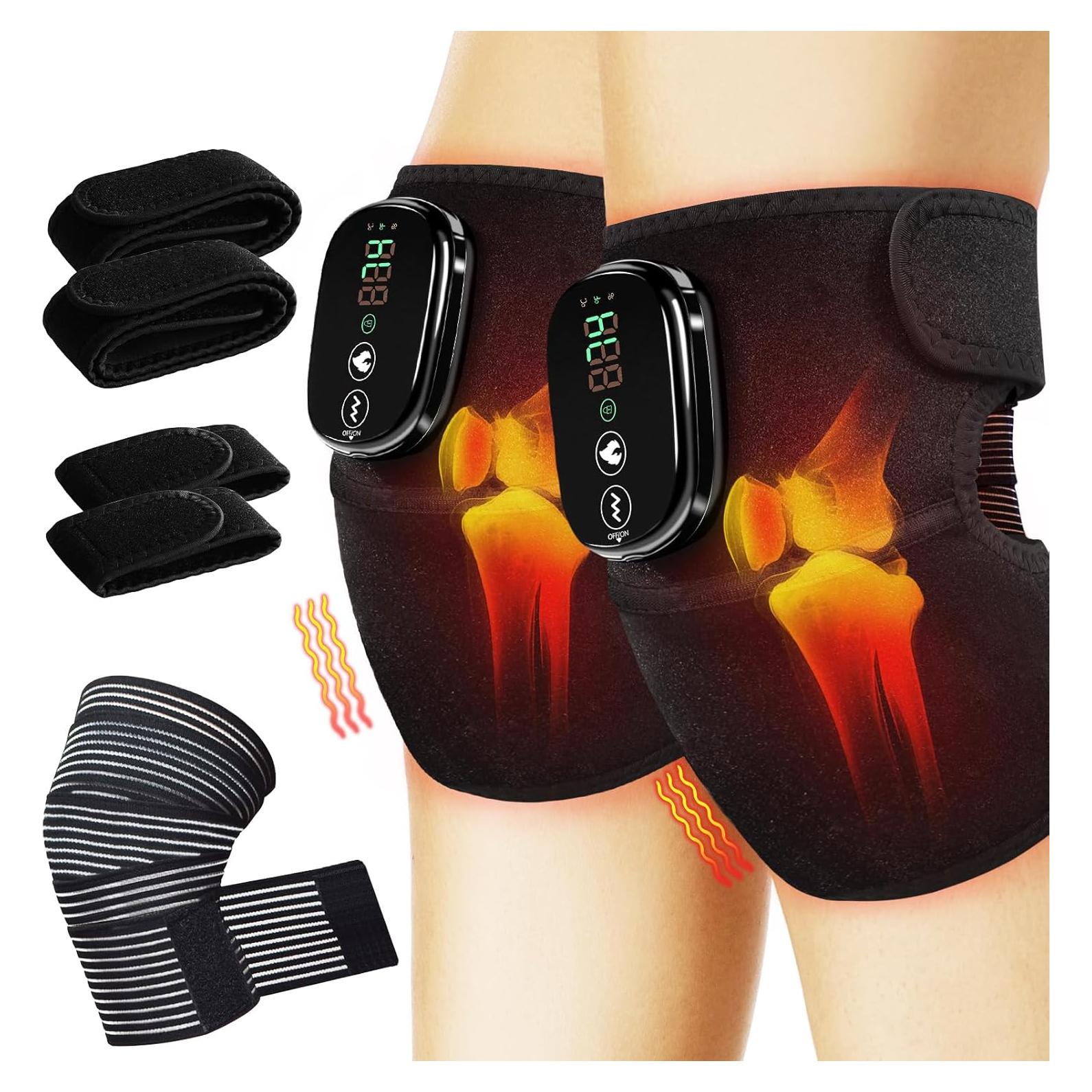 Masajeador de Rodilla Calentado LANGSKIP'S 3 en 1 Inalámbrico