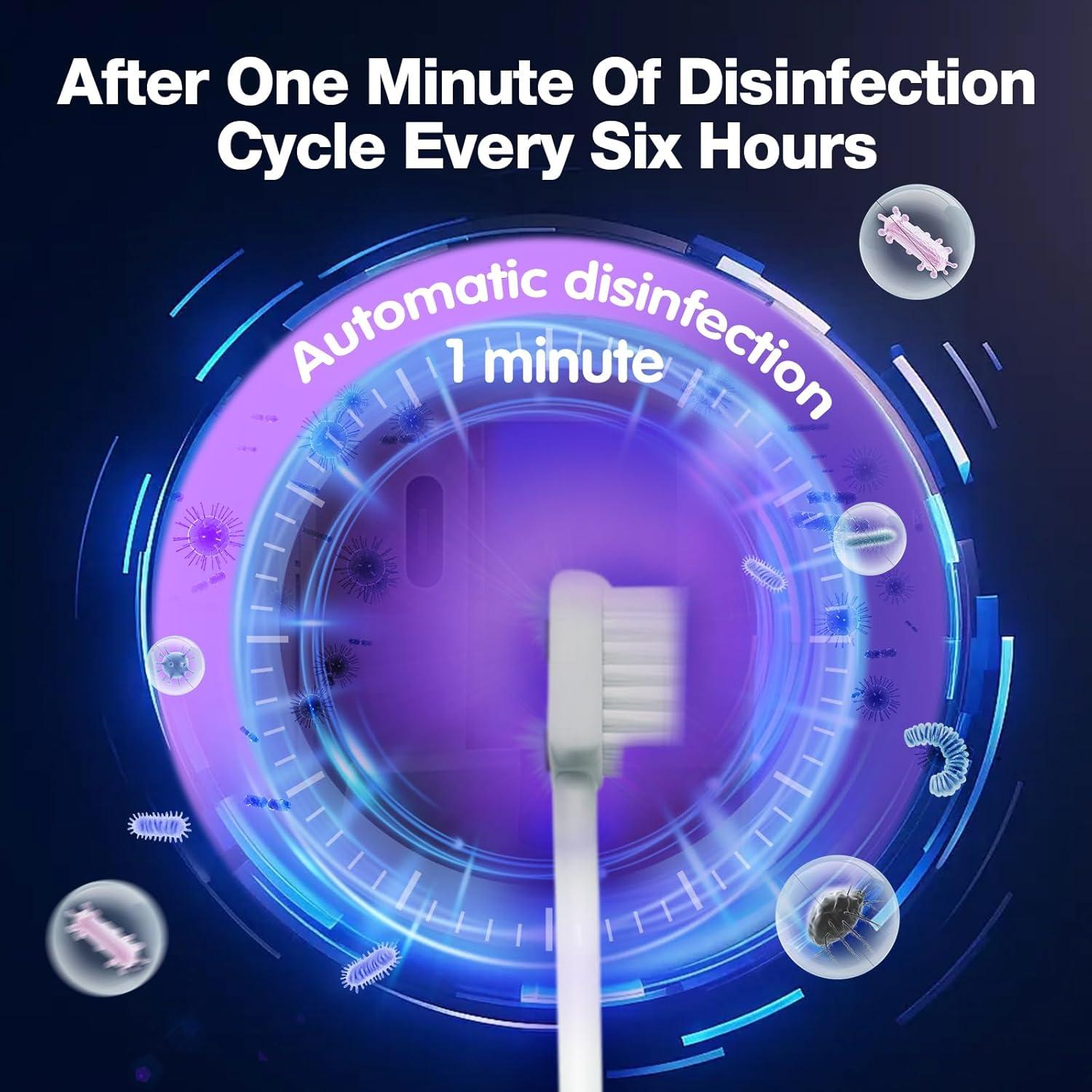 Desinfectante de Cepillos de Dientes Lvseeman Negro con LED