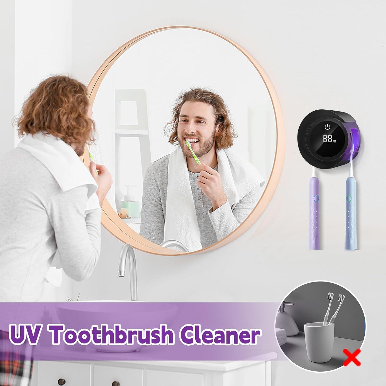 Desinfectante de Cepillos de Dientes Lvseeman Negro con LED